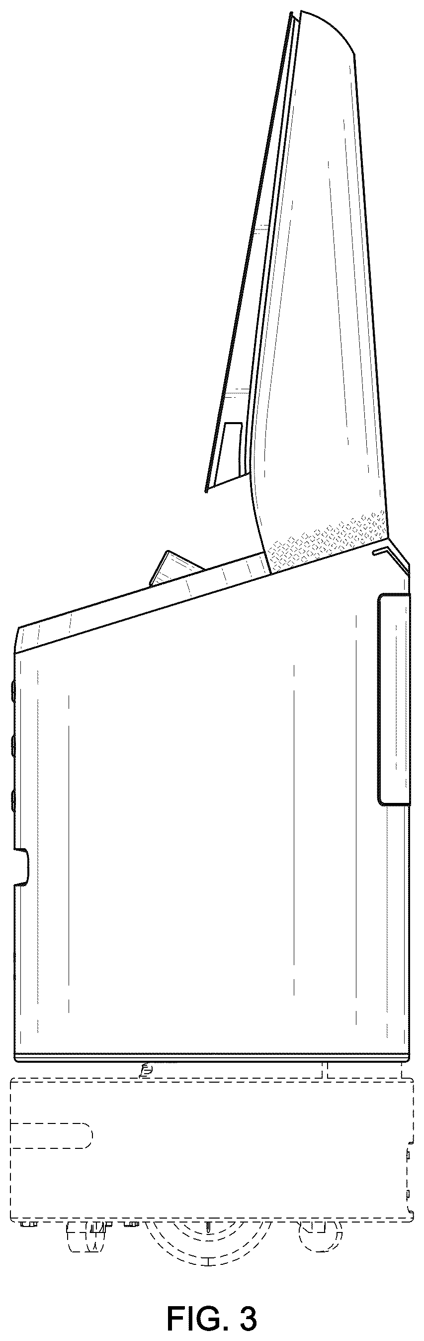 Patent USD1077055 Figure 3 – Gaming services robot