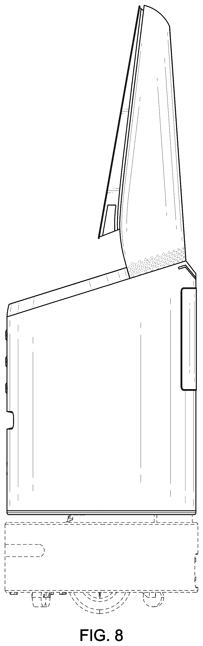 Patent USD1077055 Figure 8 – Gaming services robot