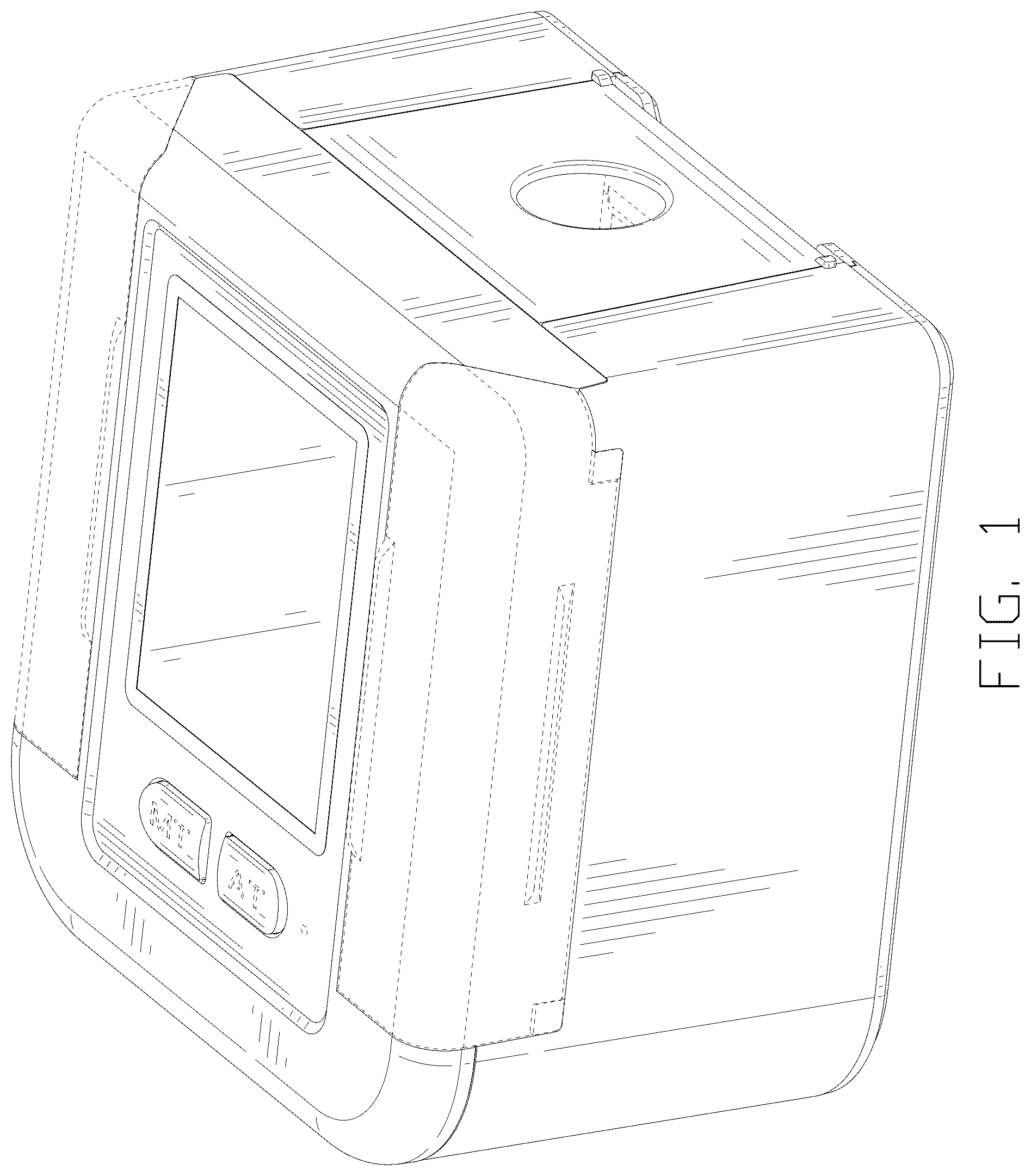 Patent USD1077056 — Card shuffling machine — Figure 1