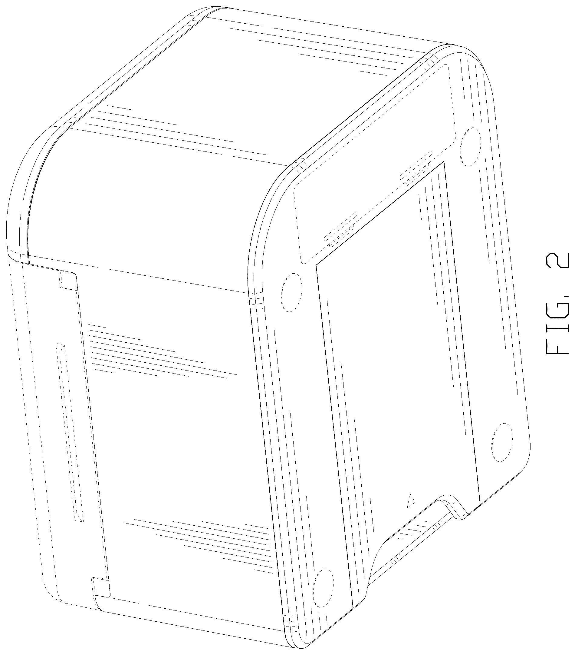 Patent USD1077056 Figure 2 – Card shuffling machine