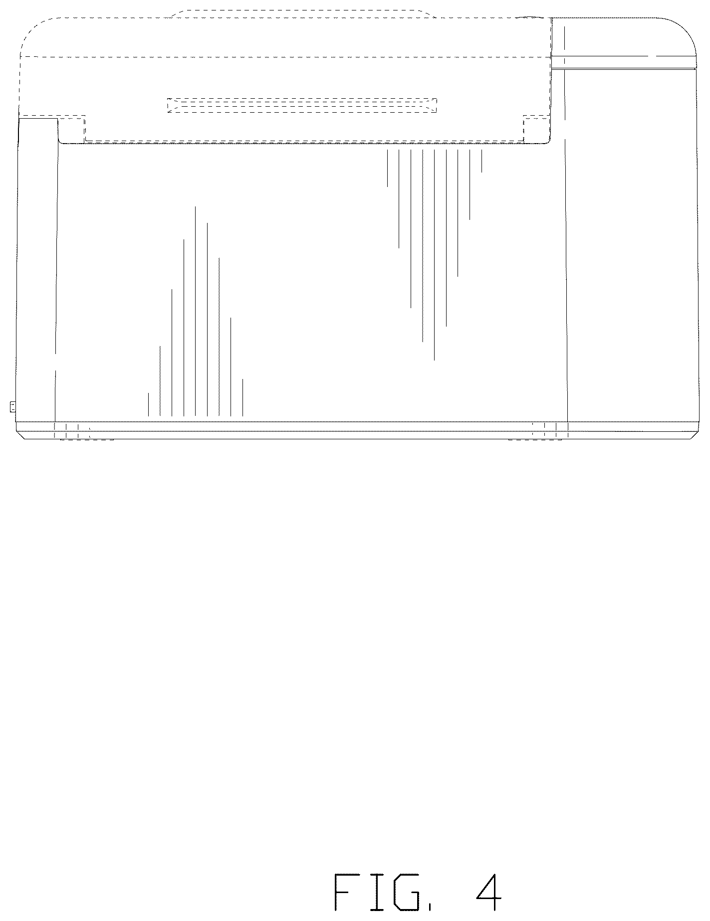 Patent USD1077056 Figure 4 – Card shuffling machine