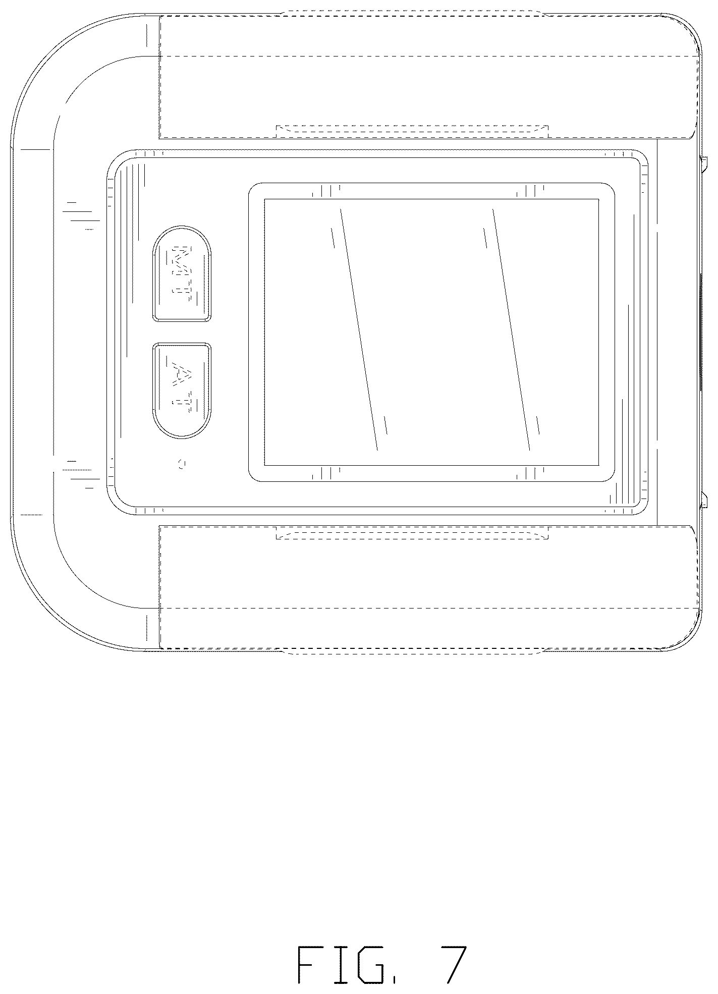 Patent USD1077056 Figure 7 – Card shuffling machine