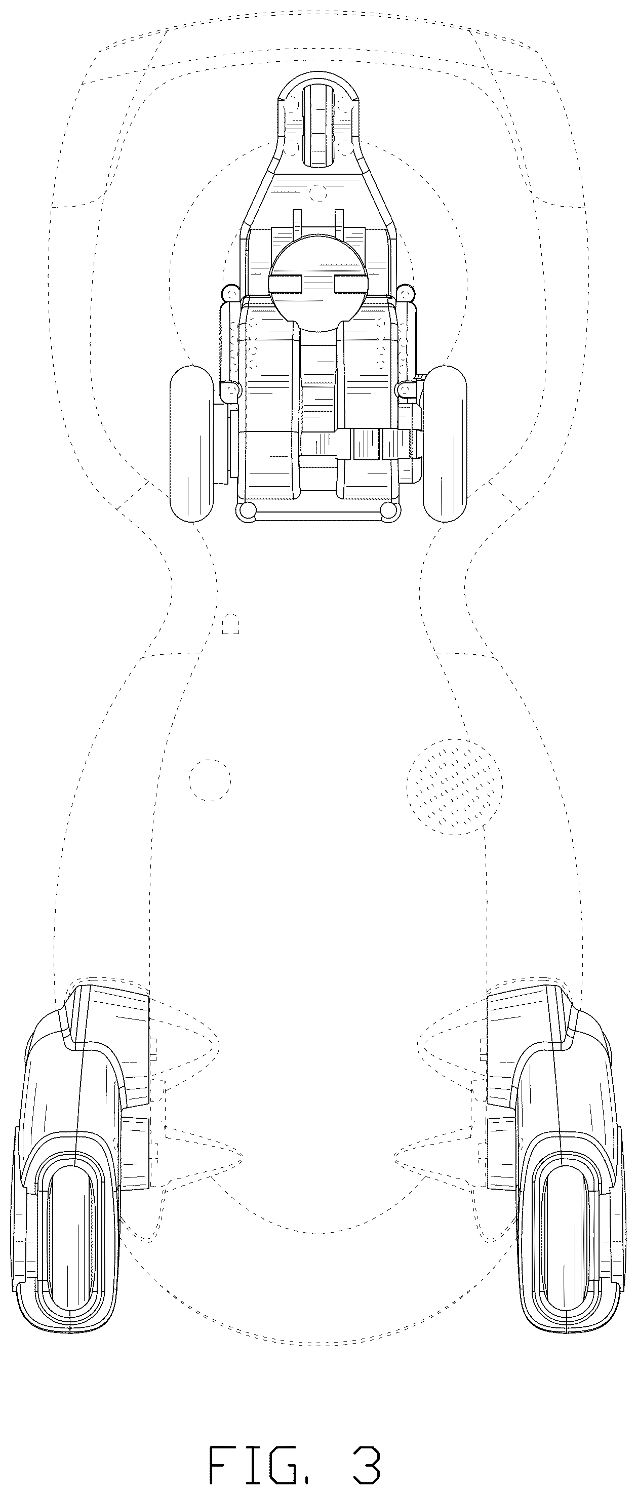 Patent USD1077061 Figure 3 – Wiggle car