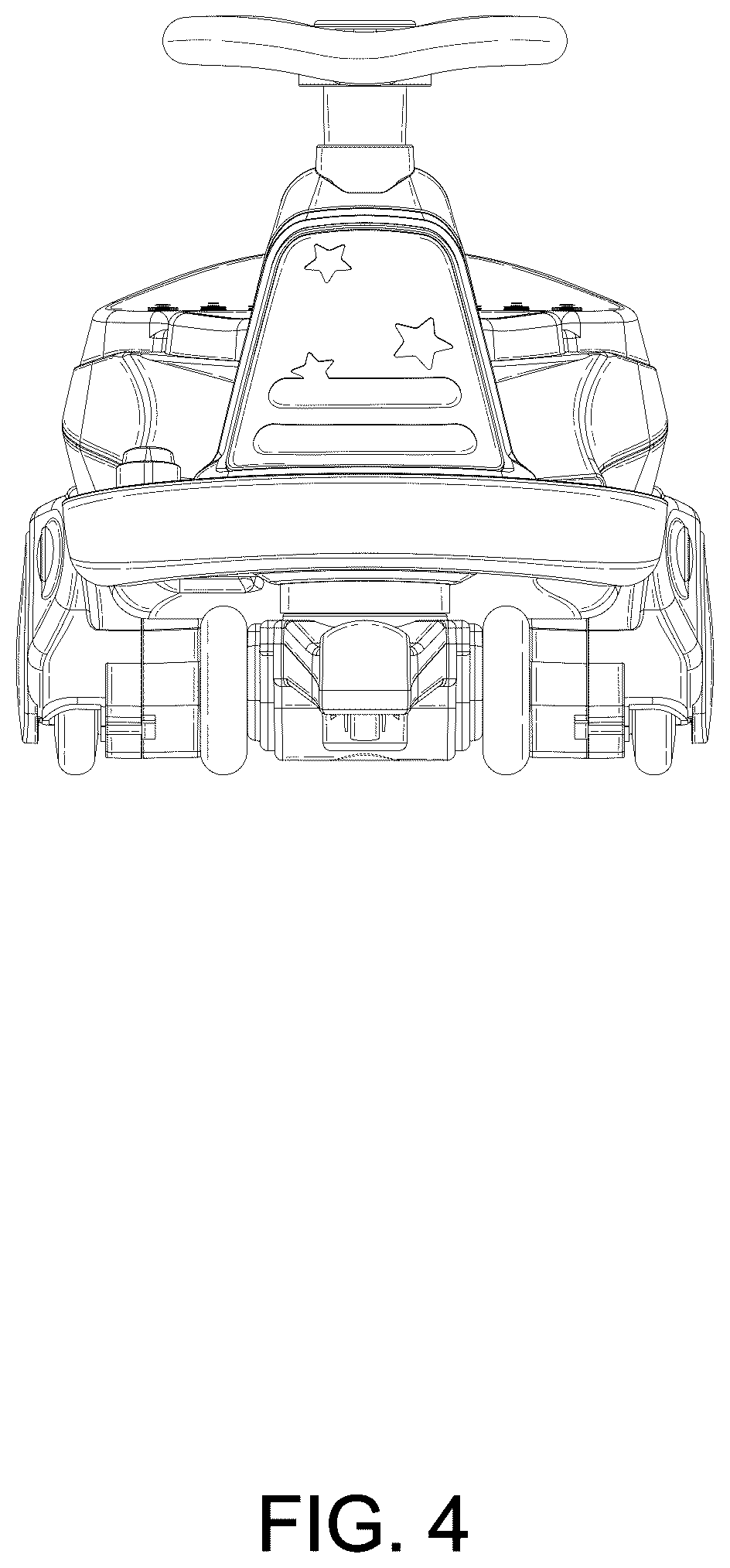 Patent USD1077062 Figure 4 – Swing car