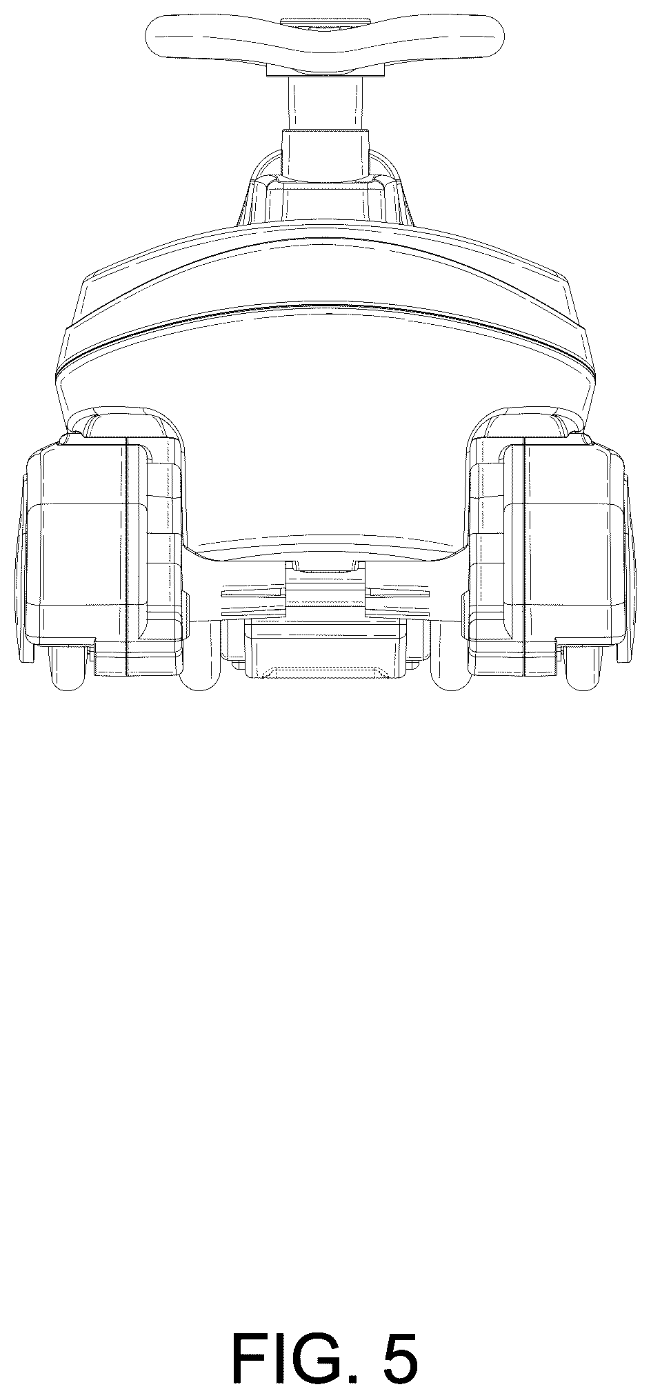 Patent USD1077062 Figure 5 – Swing car