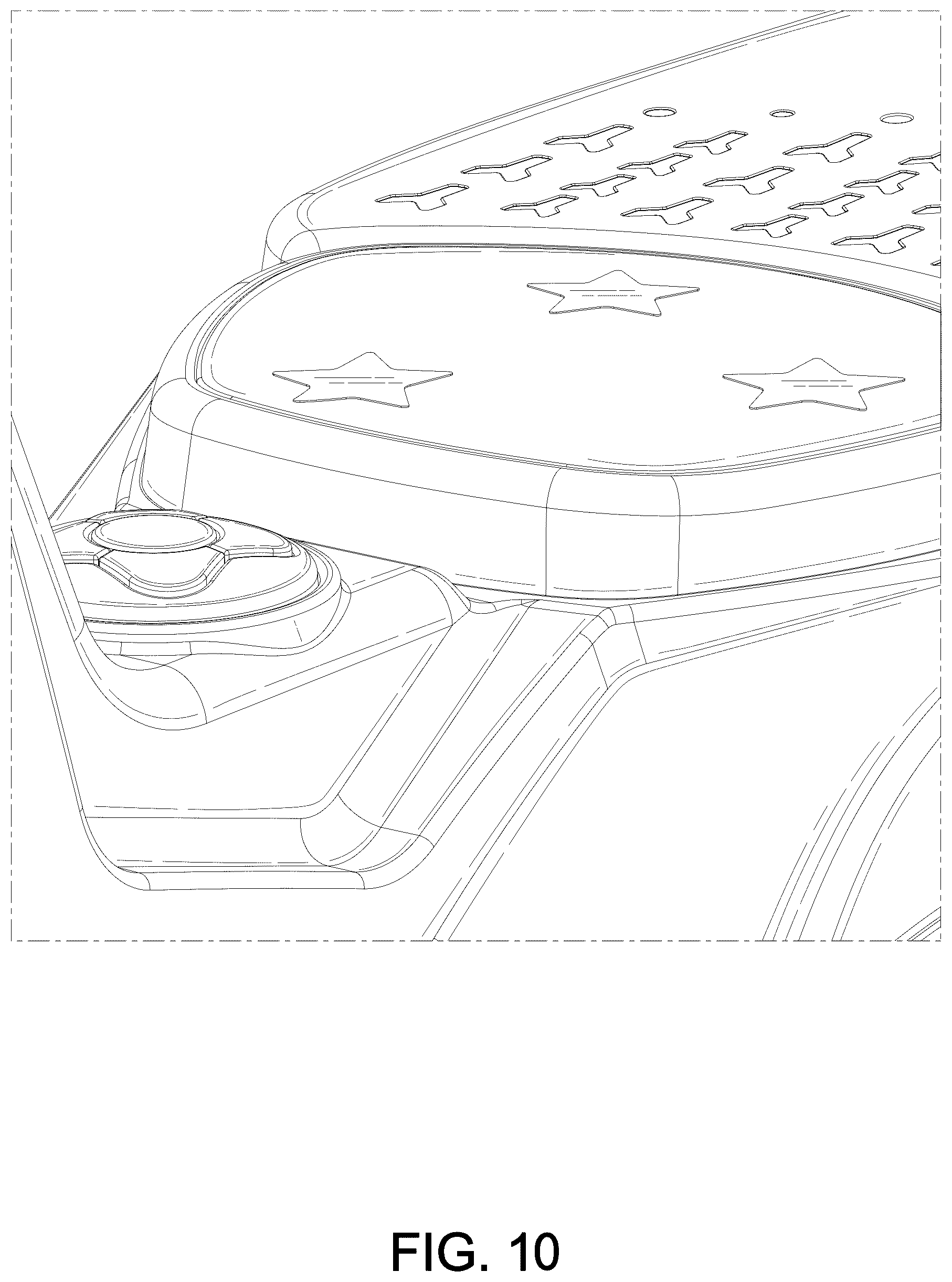 Patent USD1077062 Figure 10 – Swing car