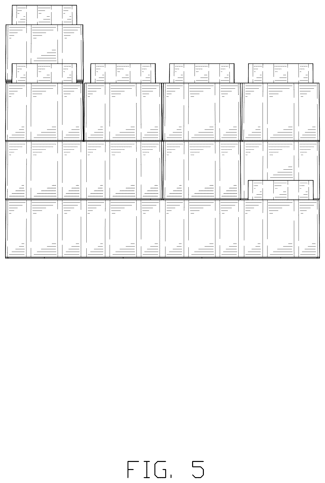 Patent USD1077072 Figure 5 – Octagon puzzle blocks assembly