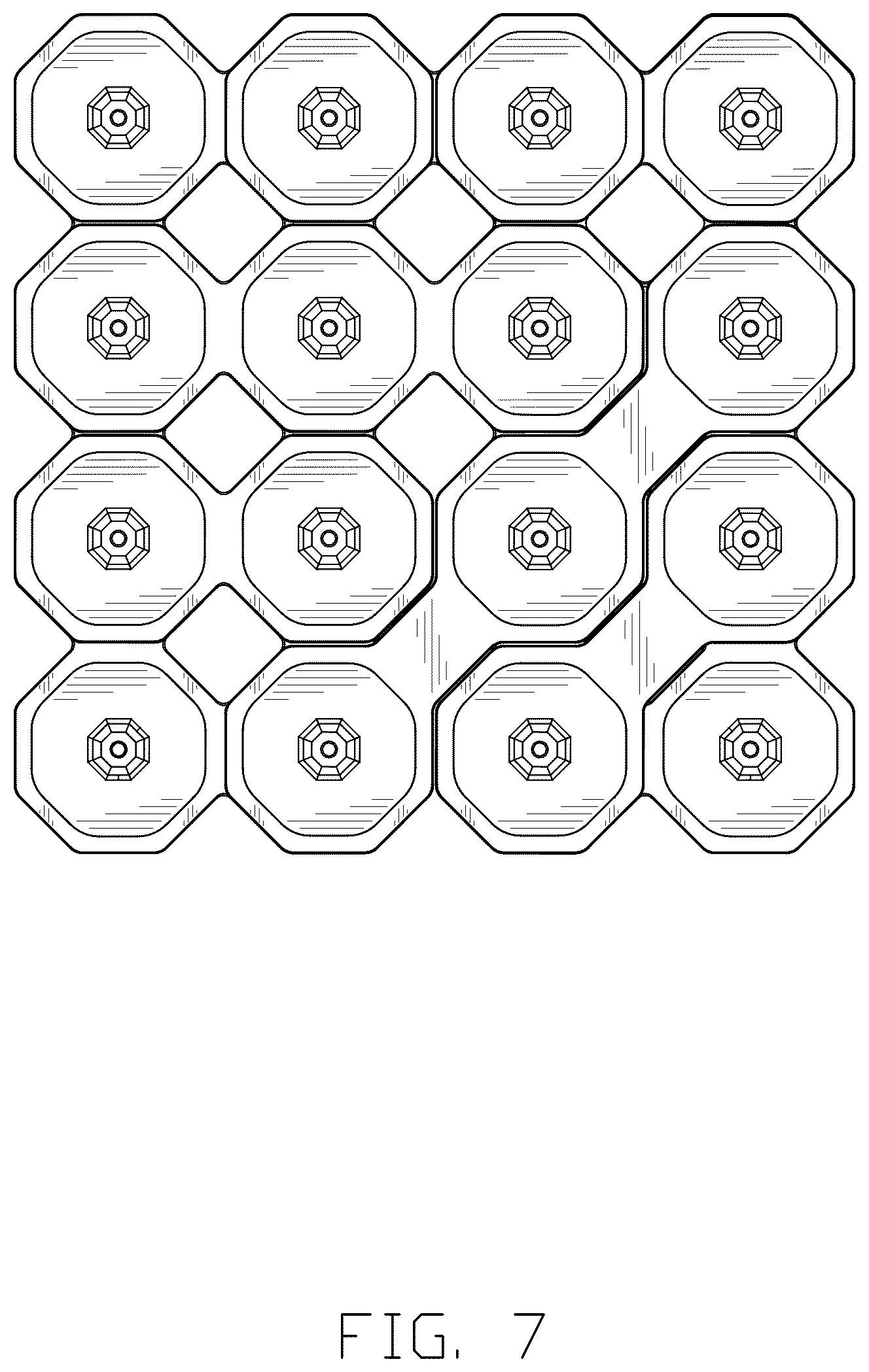 Patent USD1077072 Figure 7 – Octagon puzzle blocks assembly