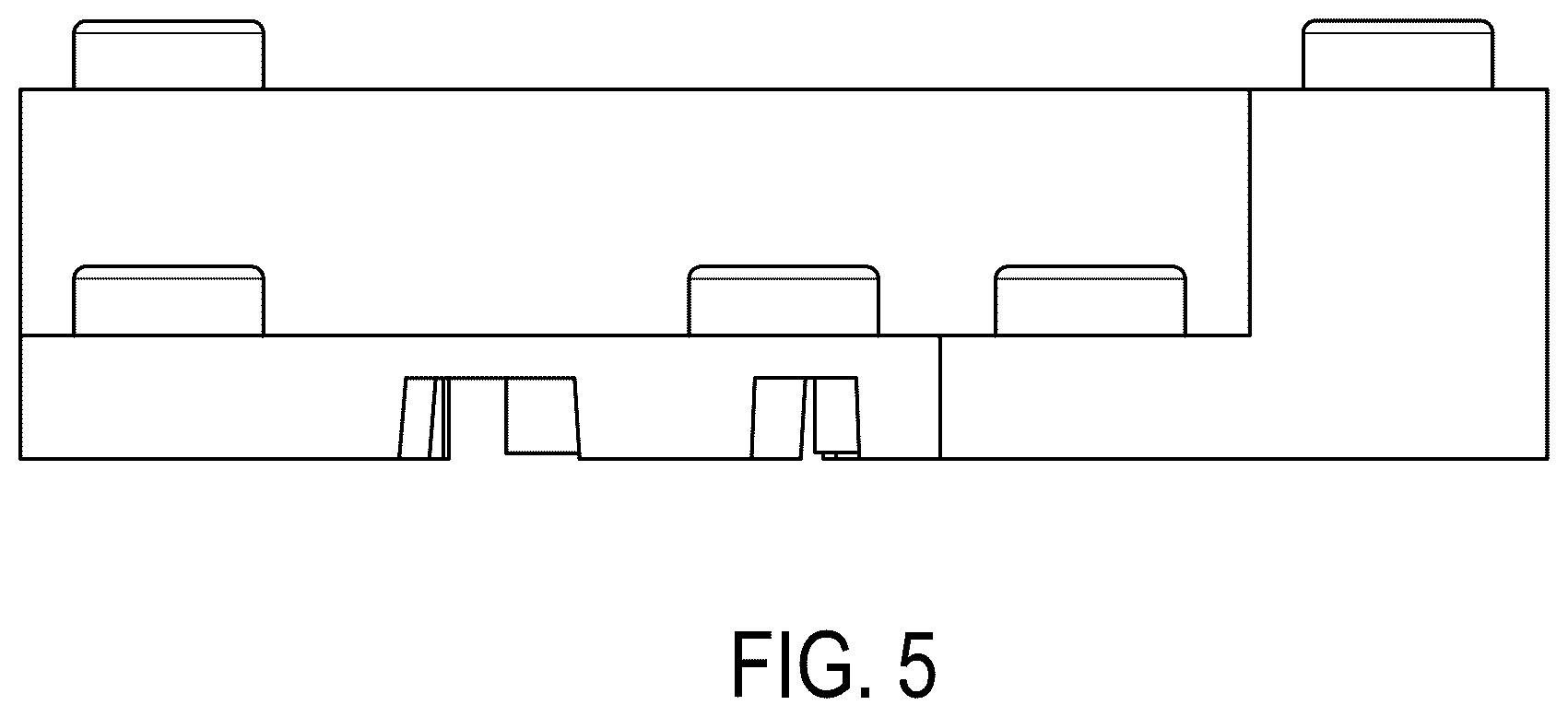 Patent USD1077073 Figure 5 – Arced toy brick