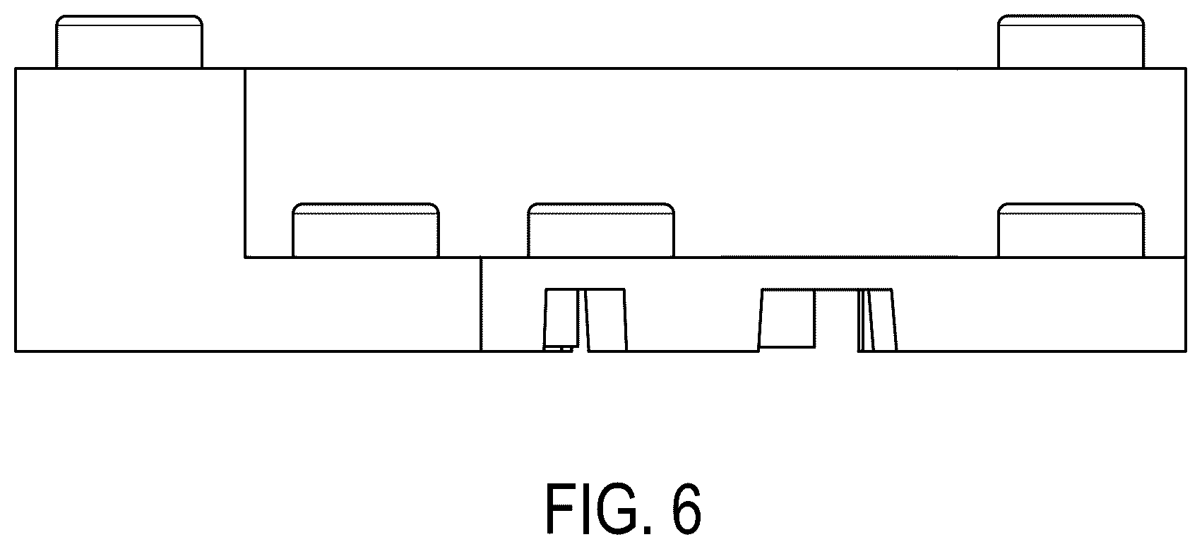 Patent USD1077073 Figure 6 – Arced toy brick