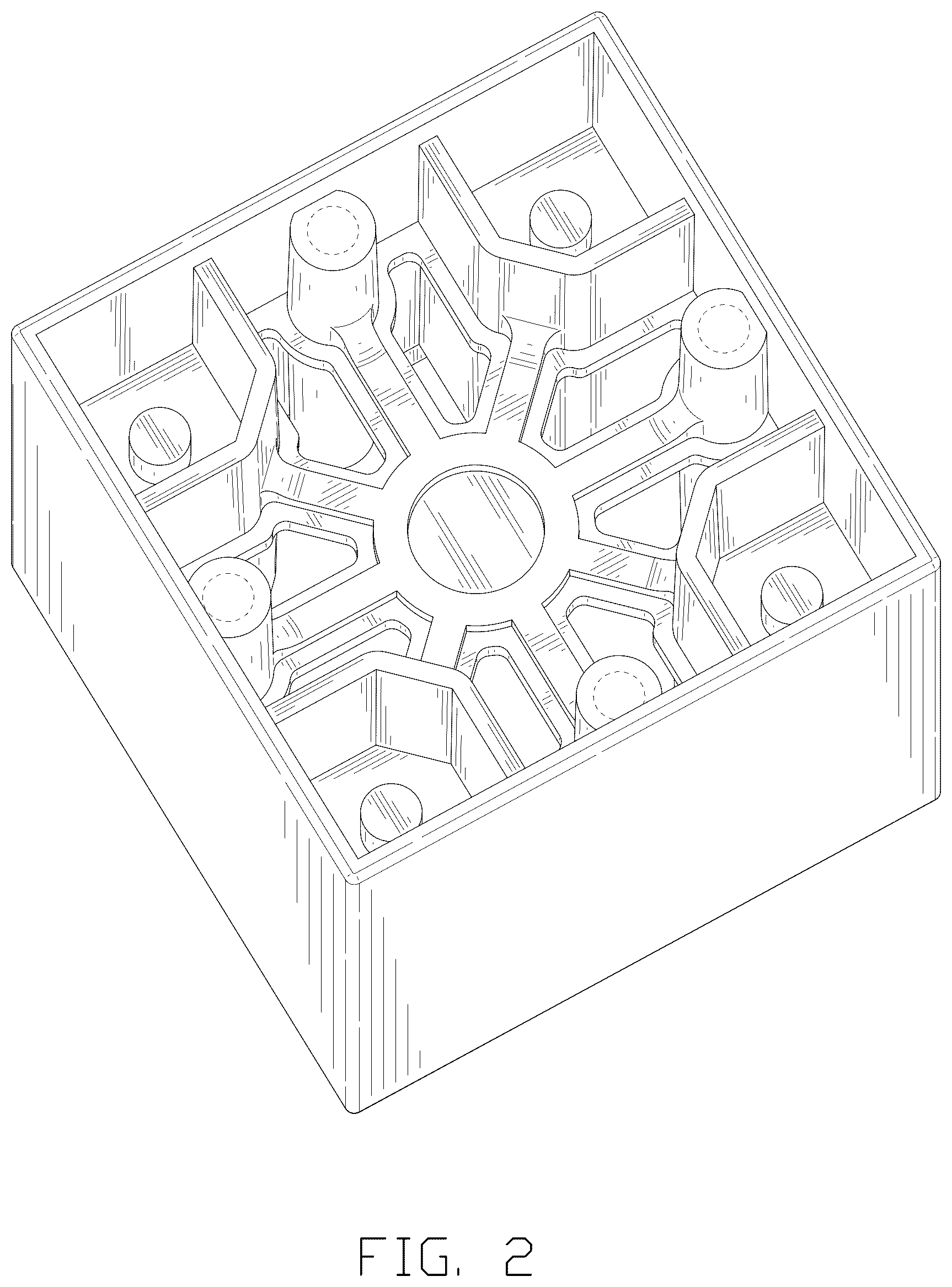 Patent USD1077074 Figure 2 – Magnetic building block