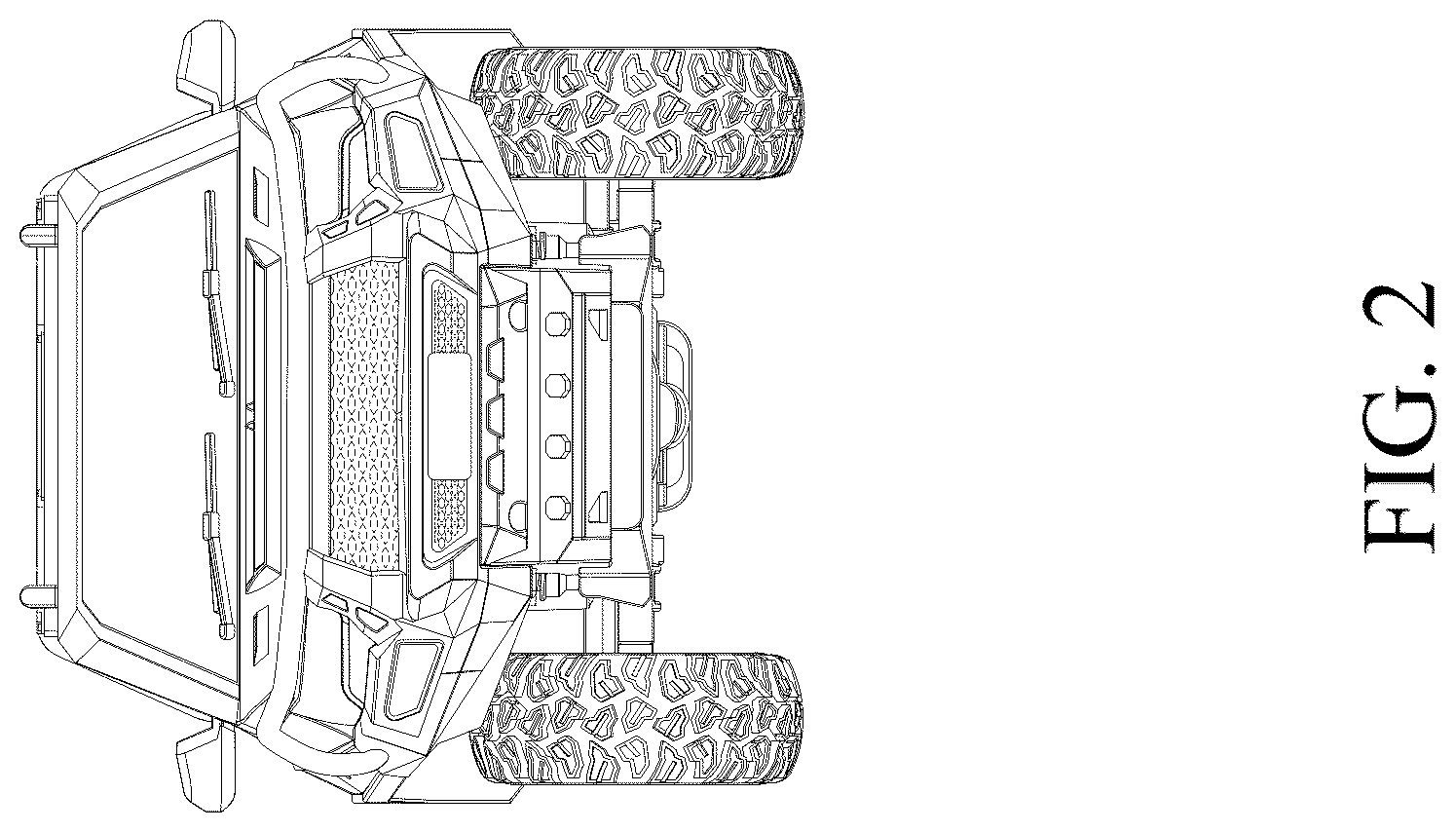 Patent USD1077076 Figure 2 – Toy car
