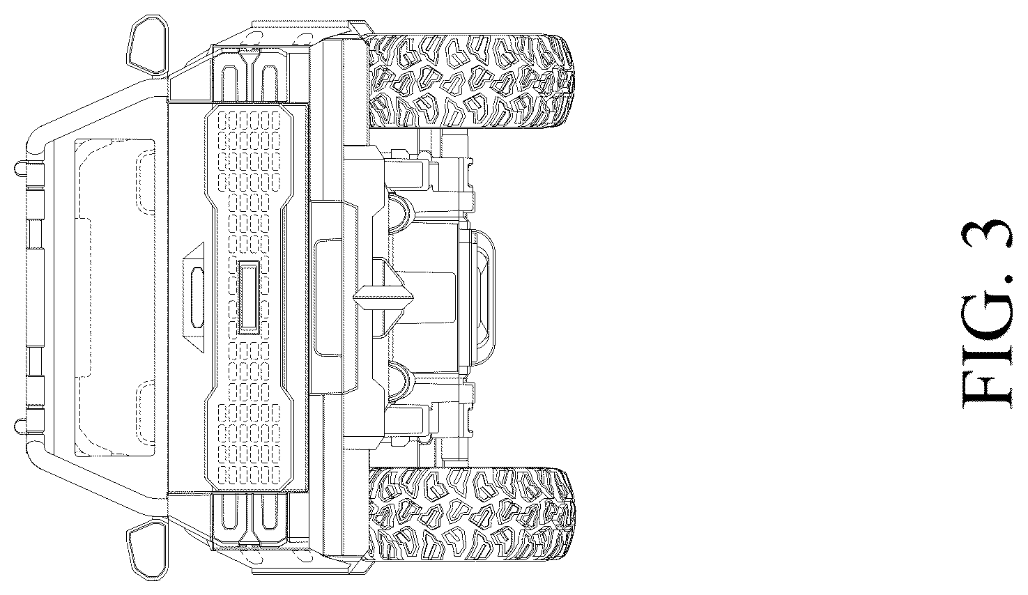 Patent USD1077076 Figure 3 – Toy car