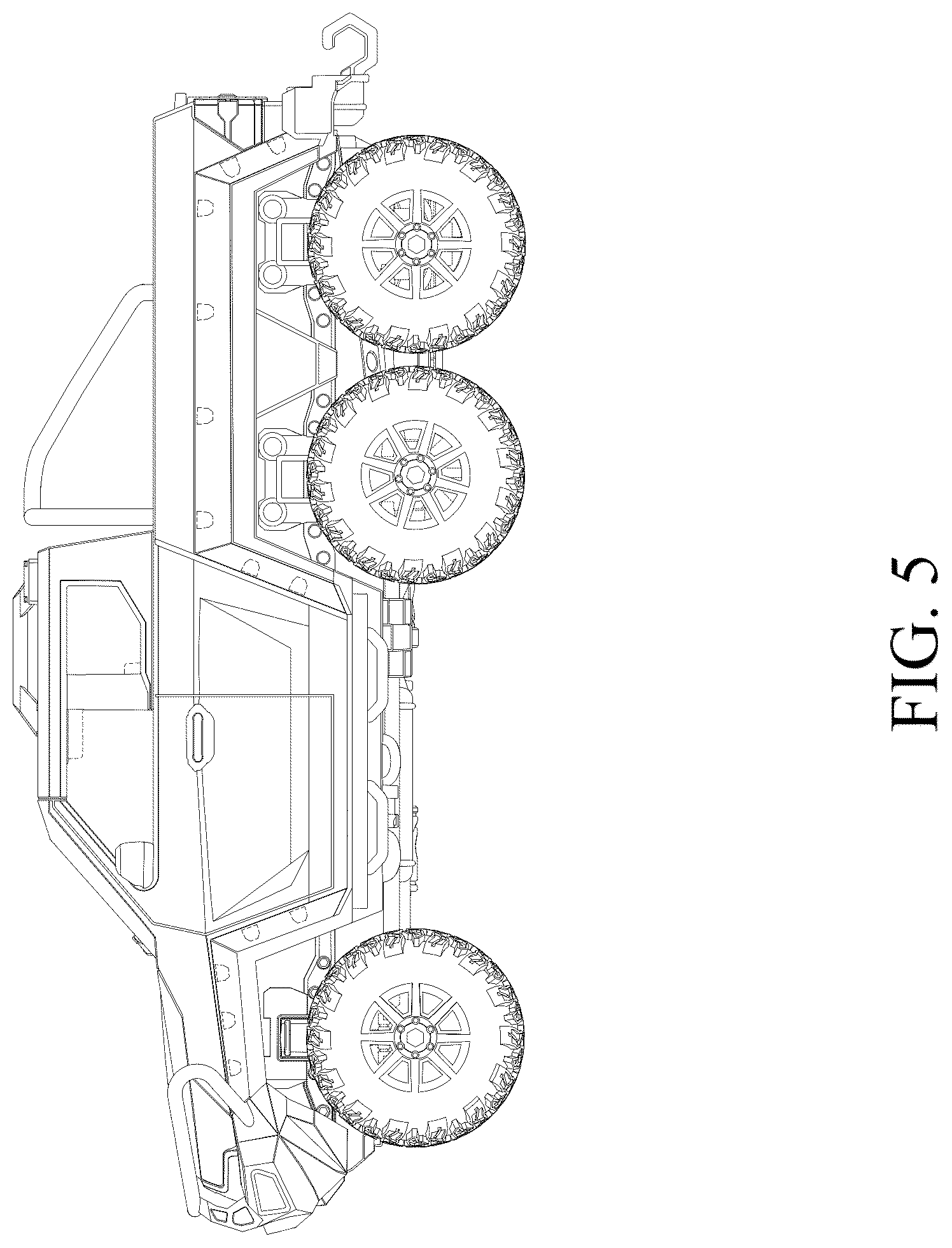 Patent USD1077076 Figure 5 – Toy car