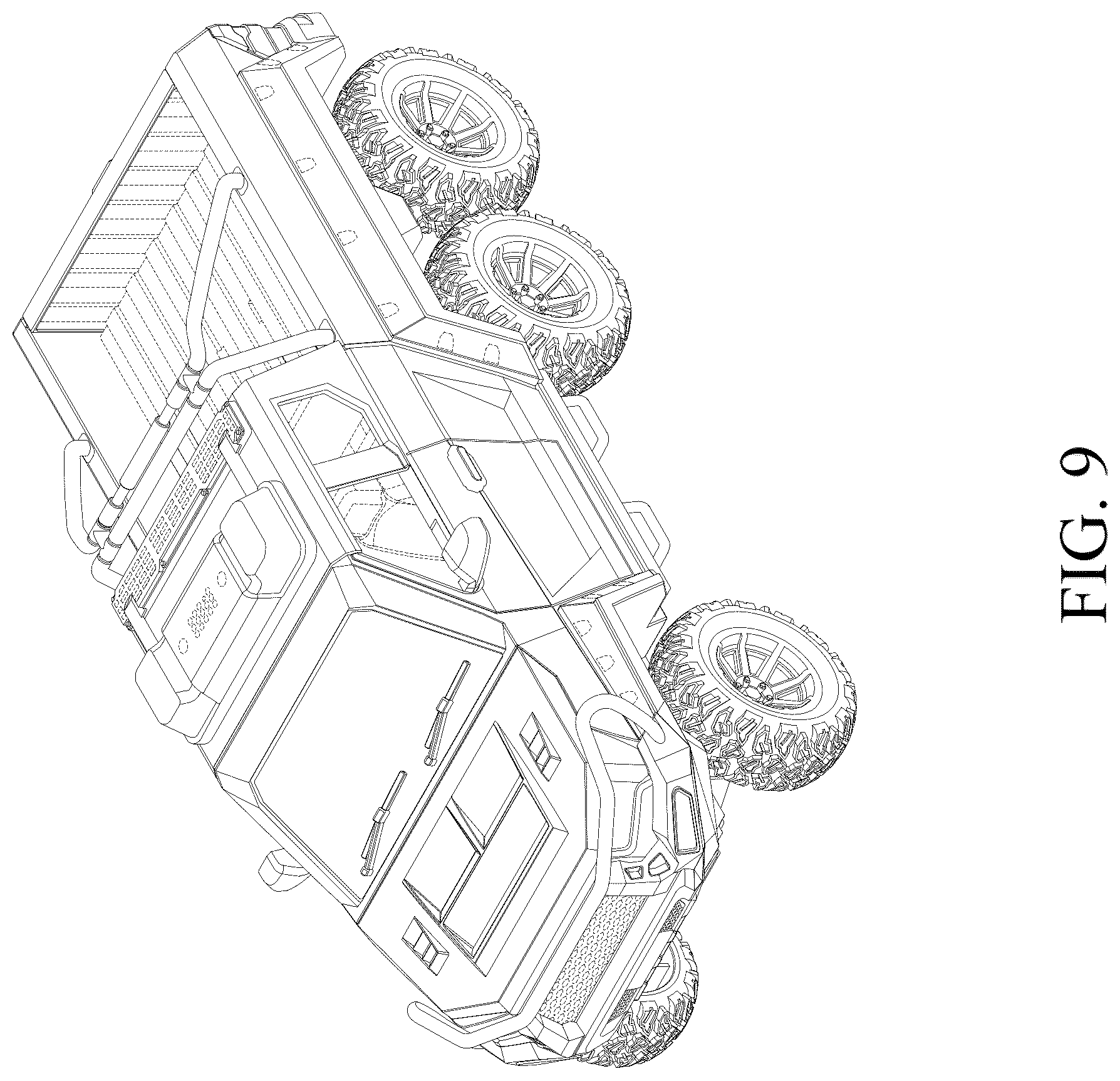 Patent USD1077076 Figure 9 – Toy car