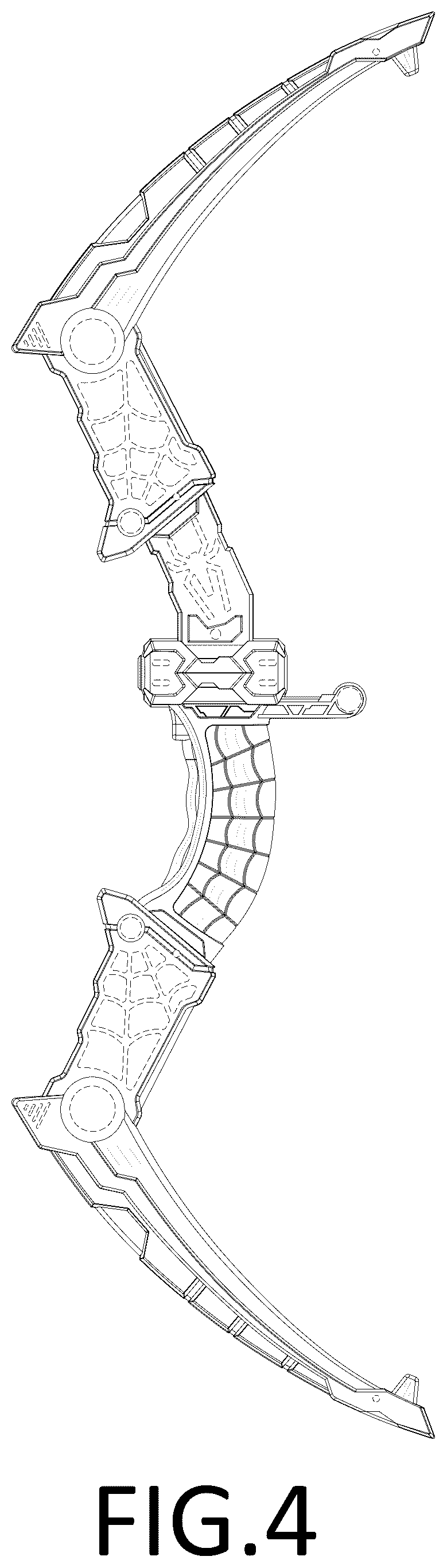 Patent USD1077079 Figure 4 – Toy bow