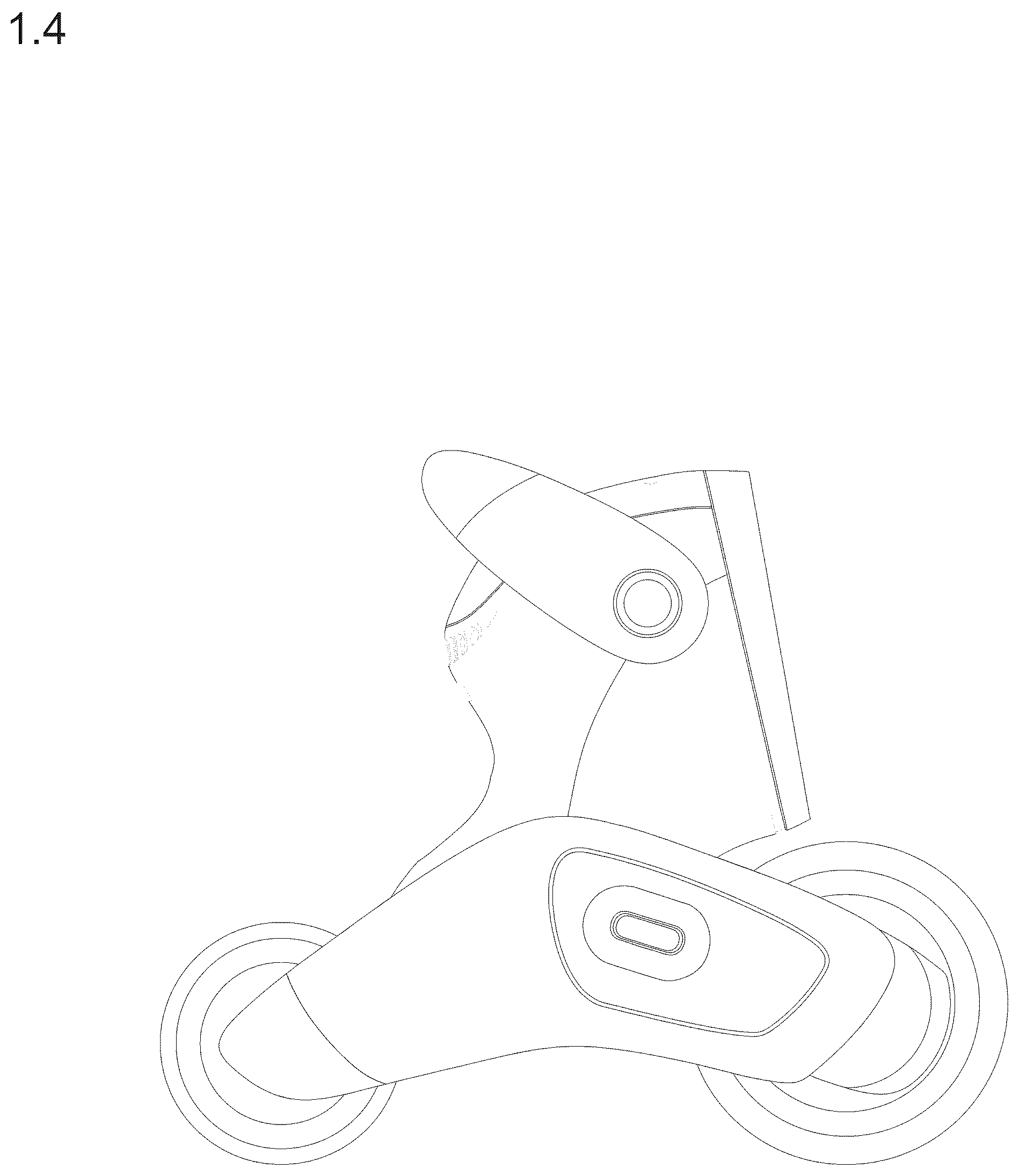 Patent USD1077083 Figure 4 – Robot toy