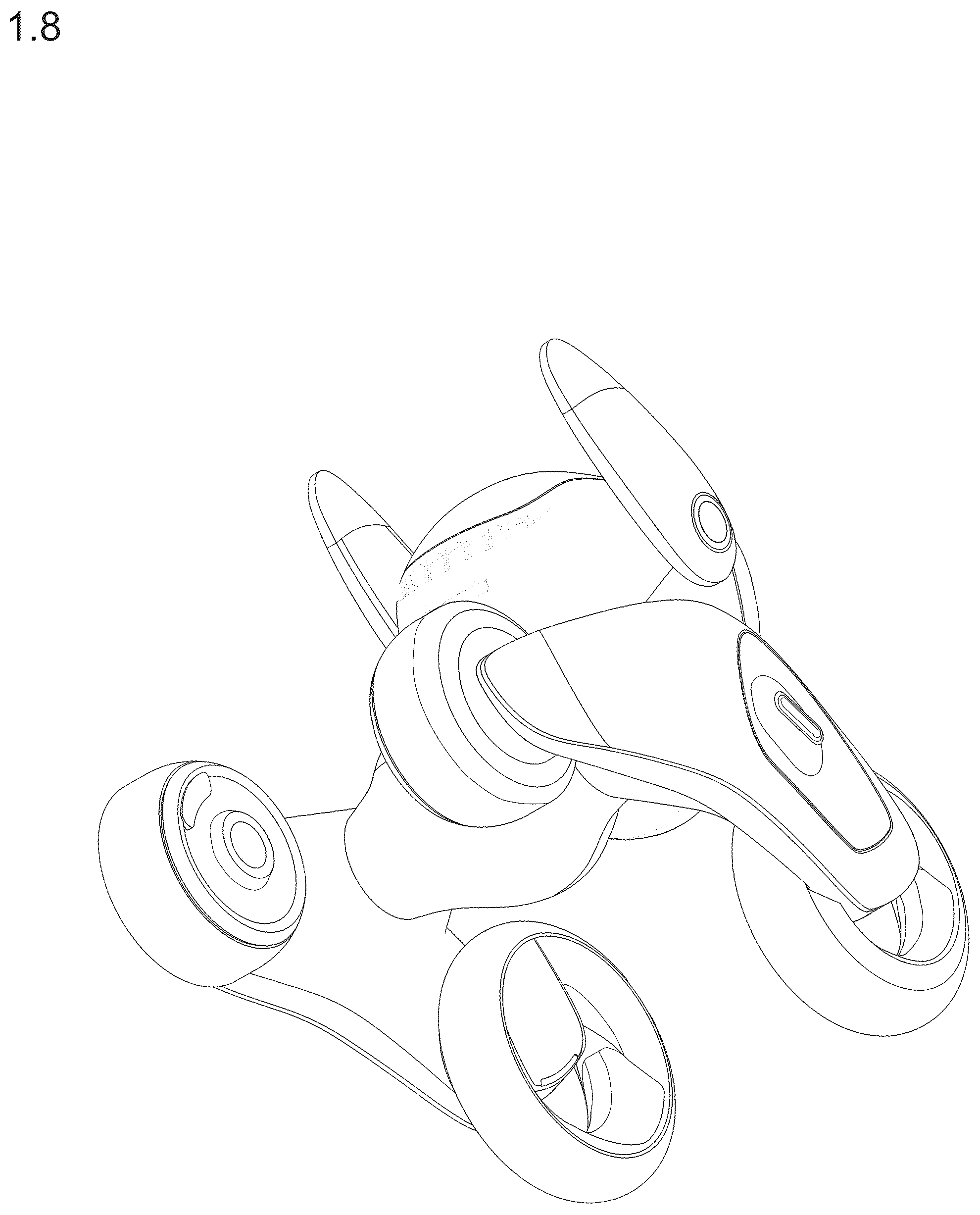 Patent USD1077083 Figure 8 – Robot toy