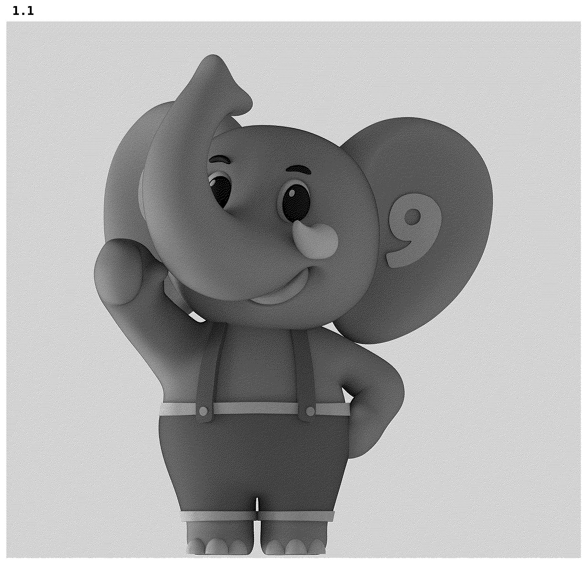 Patent USD1077087 — Toy cartoon figure — Figure 1