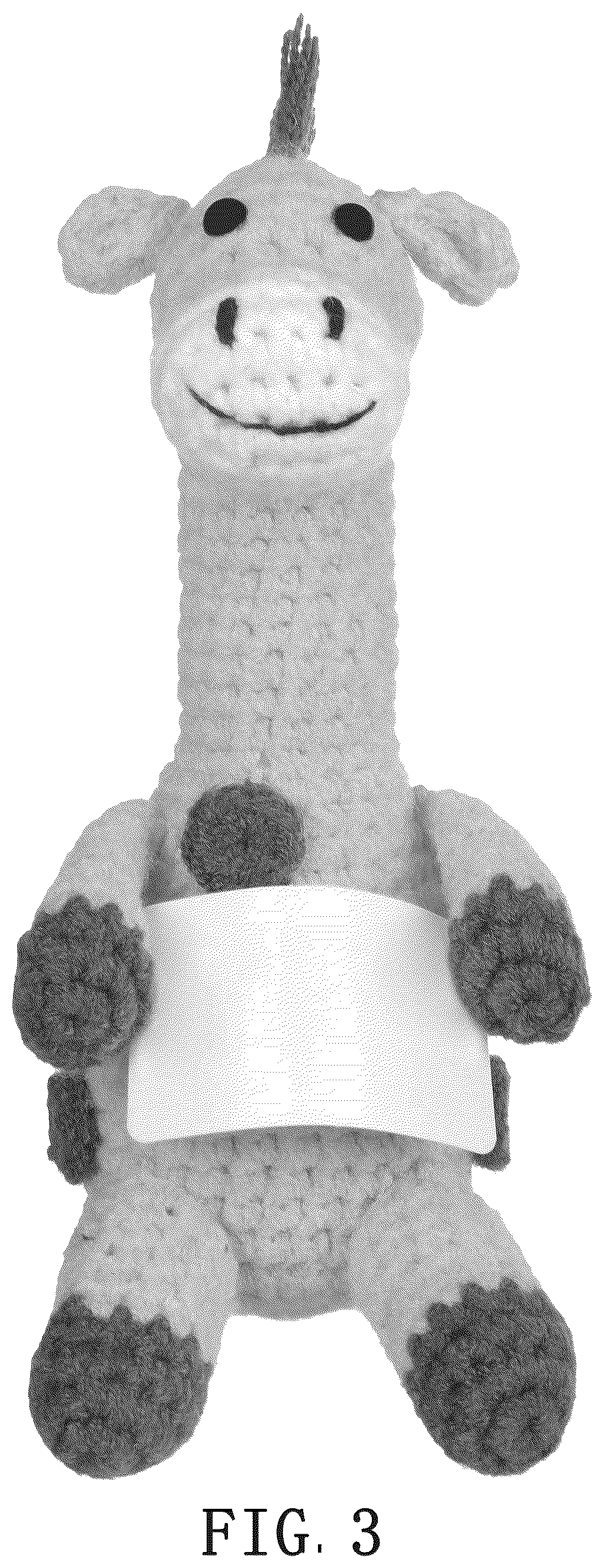 Patent USD1077088 Figure 3 – Crochet toy