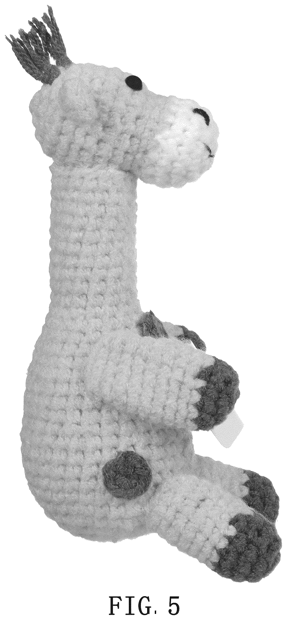 Patent USD1077088 Figure 5 – Crochet toy