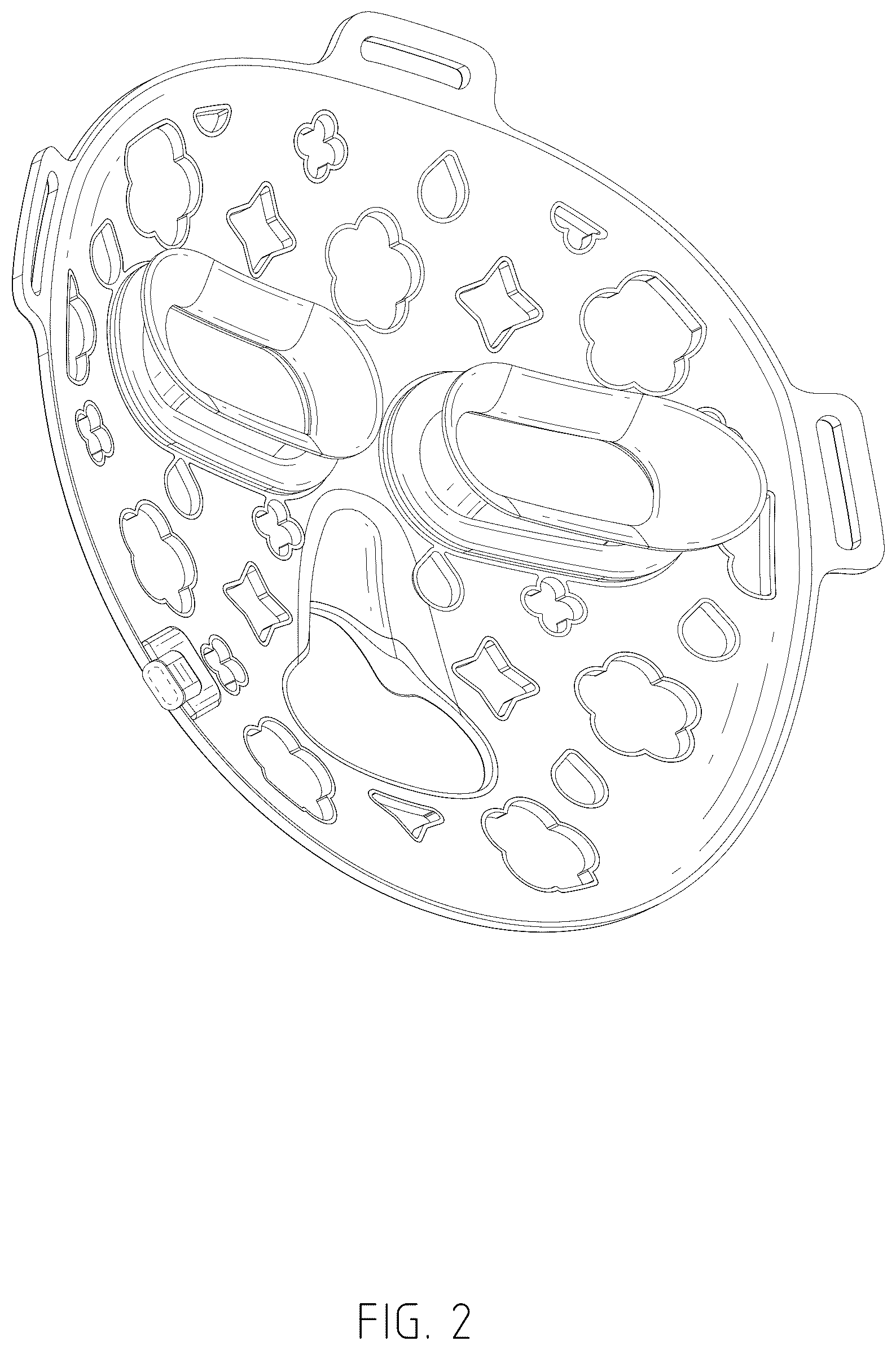 Patent USD1077090 Figure 2 – LED mask