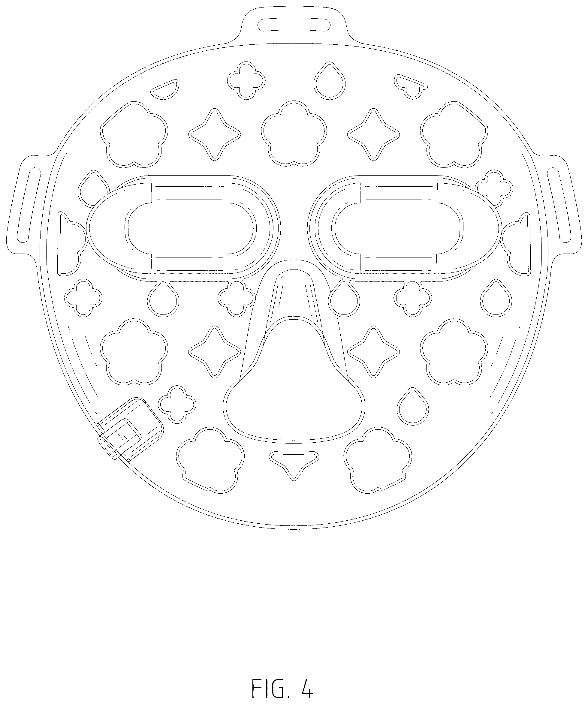 Patent USD1077090 Figure 4 – LED mask