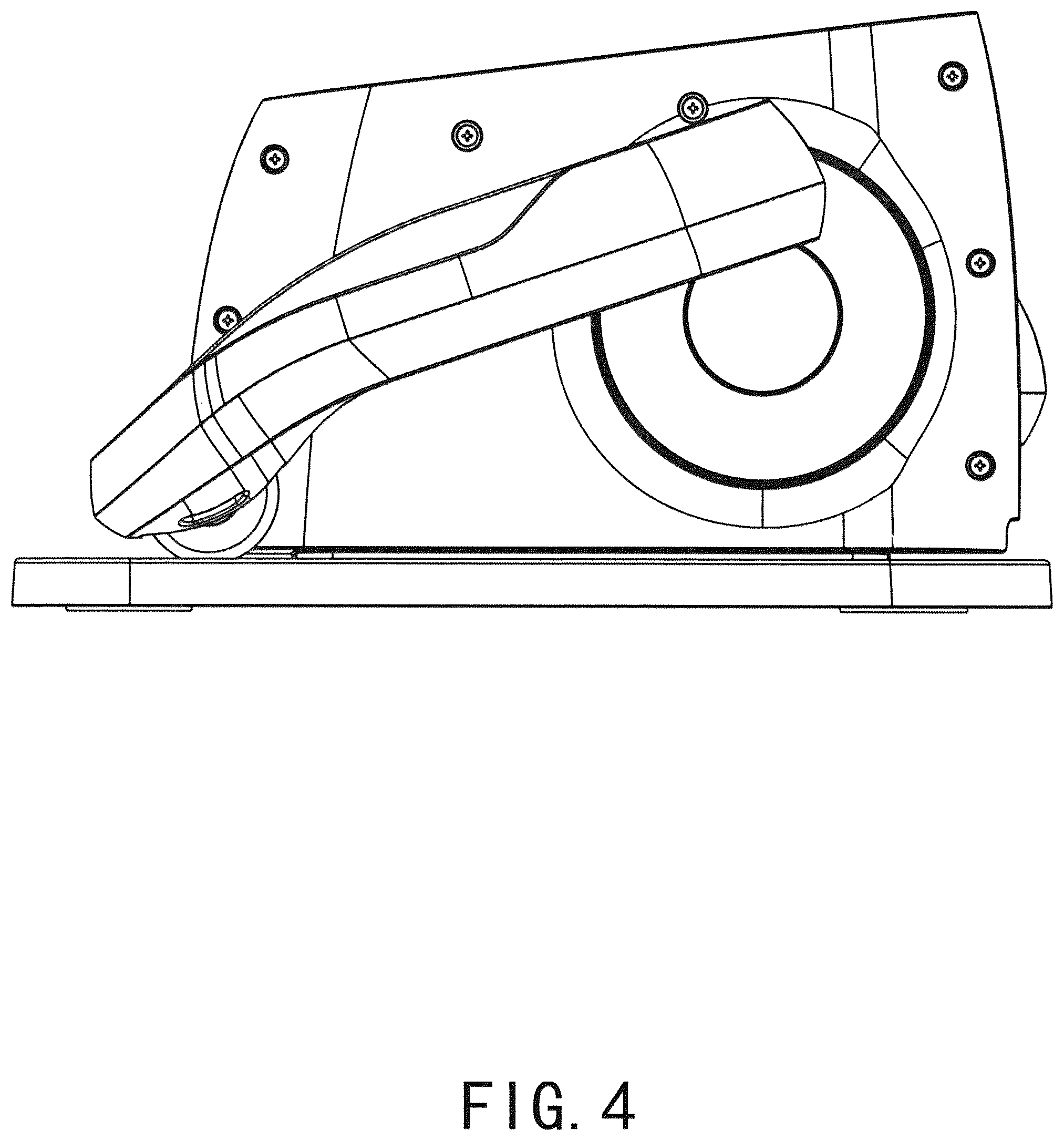 Patent USD1077091 Figure 4 – Electric elliptical trainer