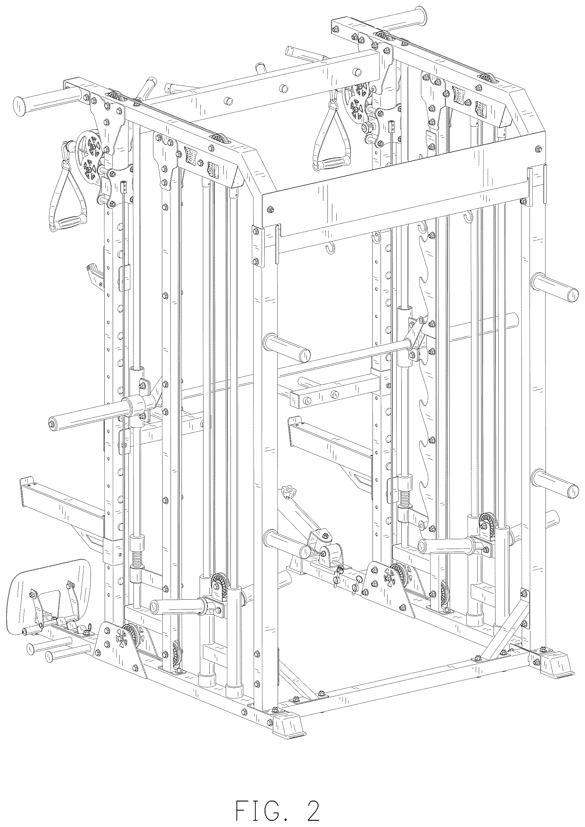 Patent USD1077093 Figure 2 – Fitness equipment