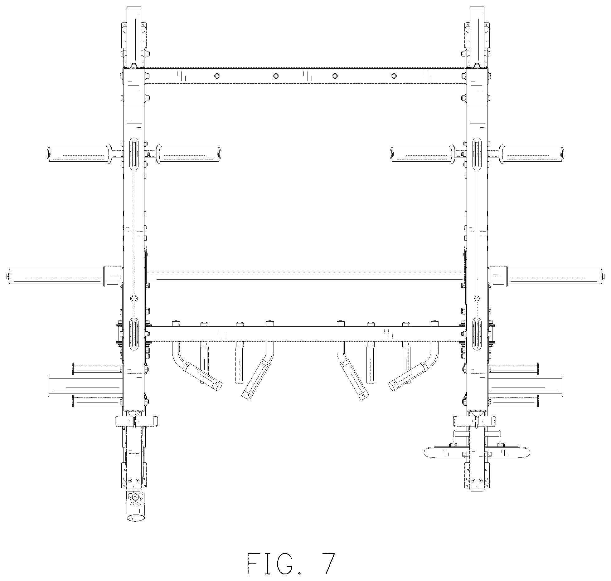 Patent USD1077093 Figure 7 – Fitness equipment
