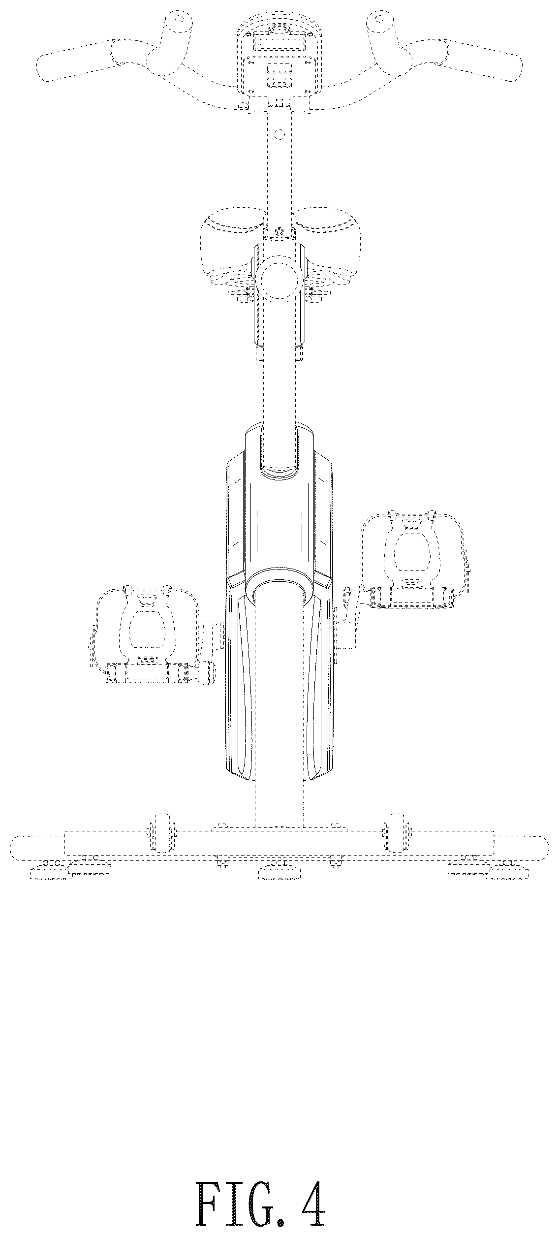 Patent USD1077095 Figure 4 – Cover for indoor cycling bike