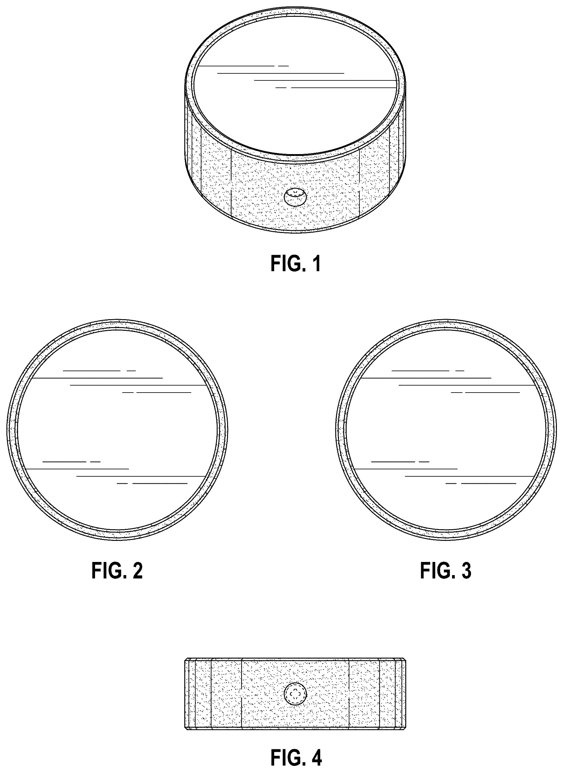 Patent USD1077097 — Hockey puck — Figure 1