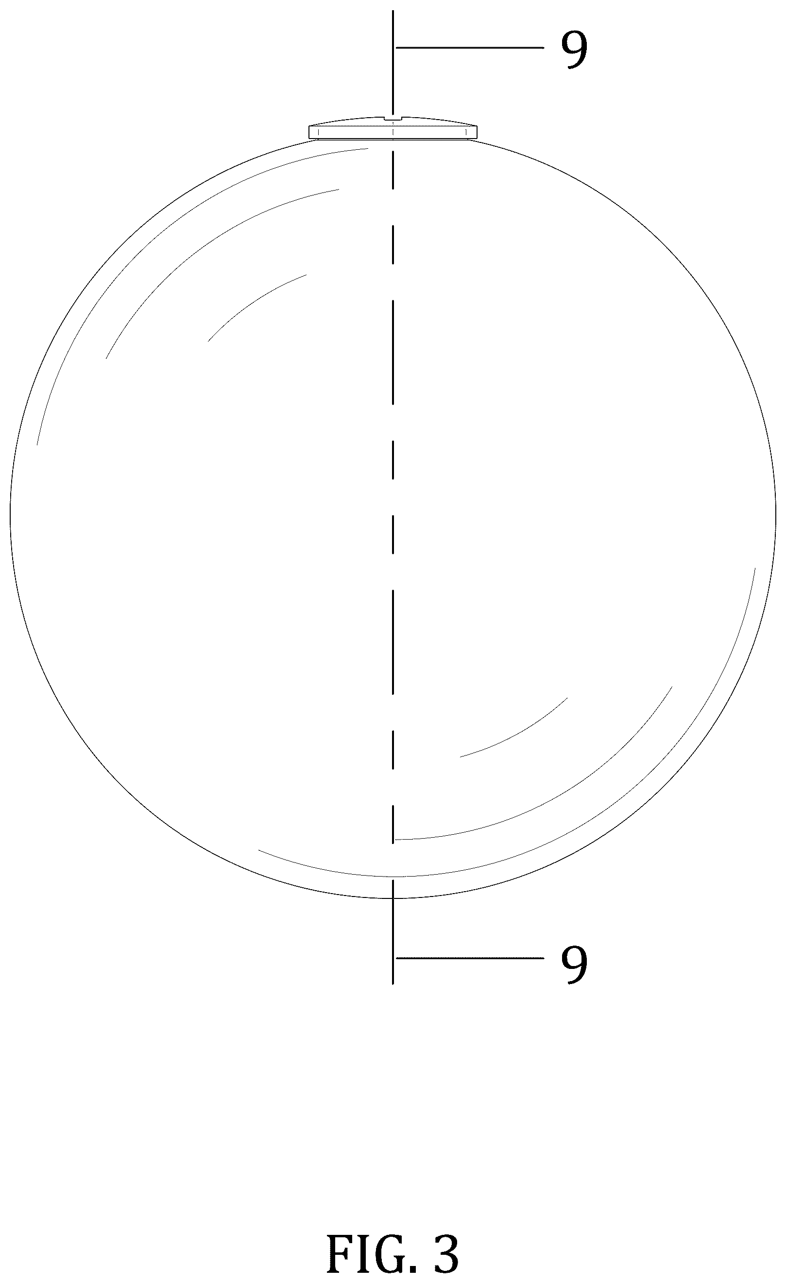 Patent USD1077098 Figure 3 – Luminous hockey ball