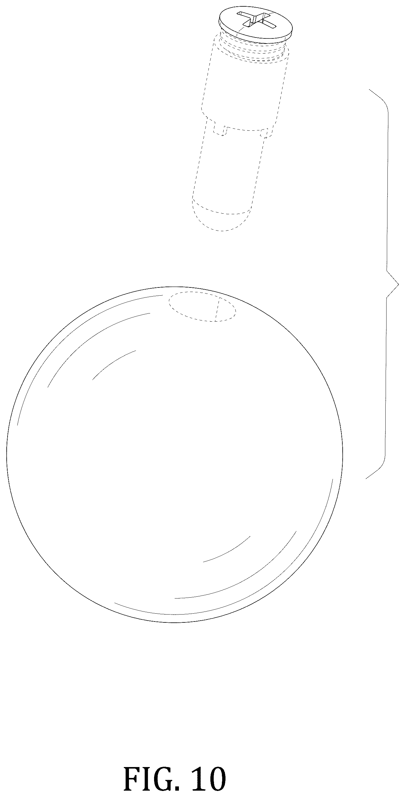 Patent USD1077098 Figure 10 – Luminous hockey ball