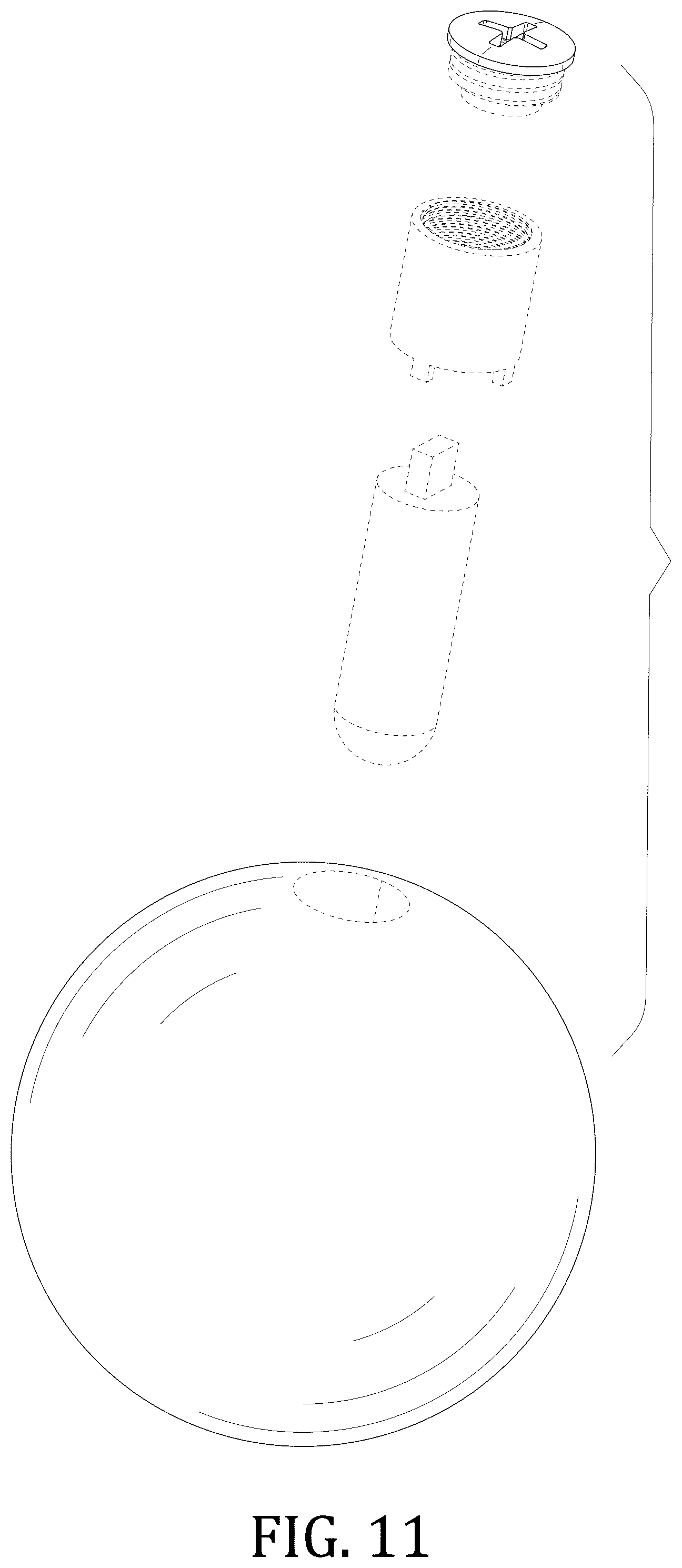 Patent USD1077098 Figure 11 – Luminous hockey ball