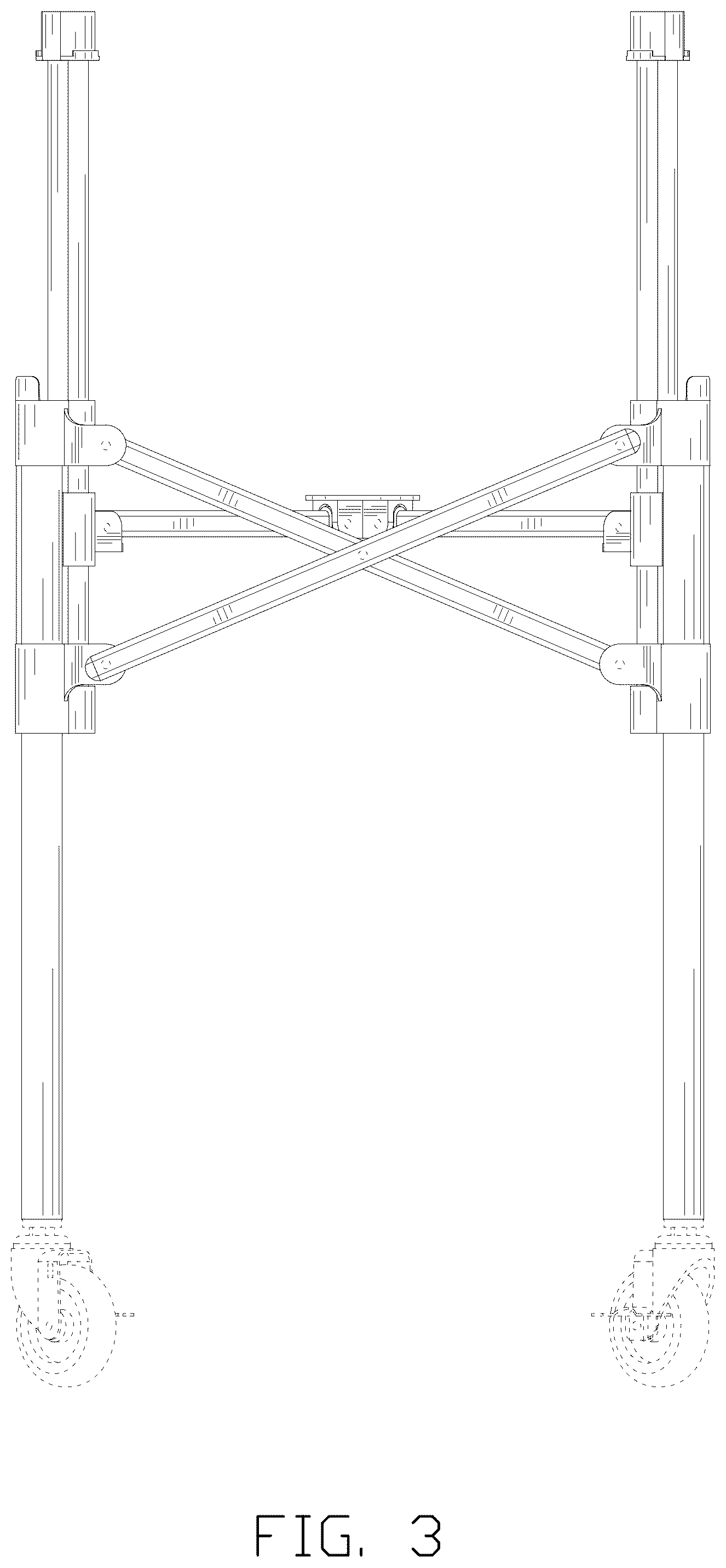 Patent USD1077099 Figure 3 – Tennis ball hopper