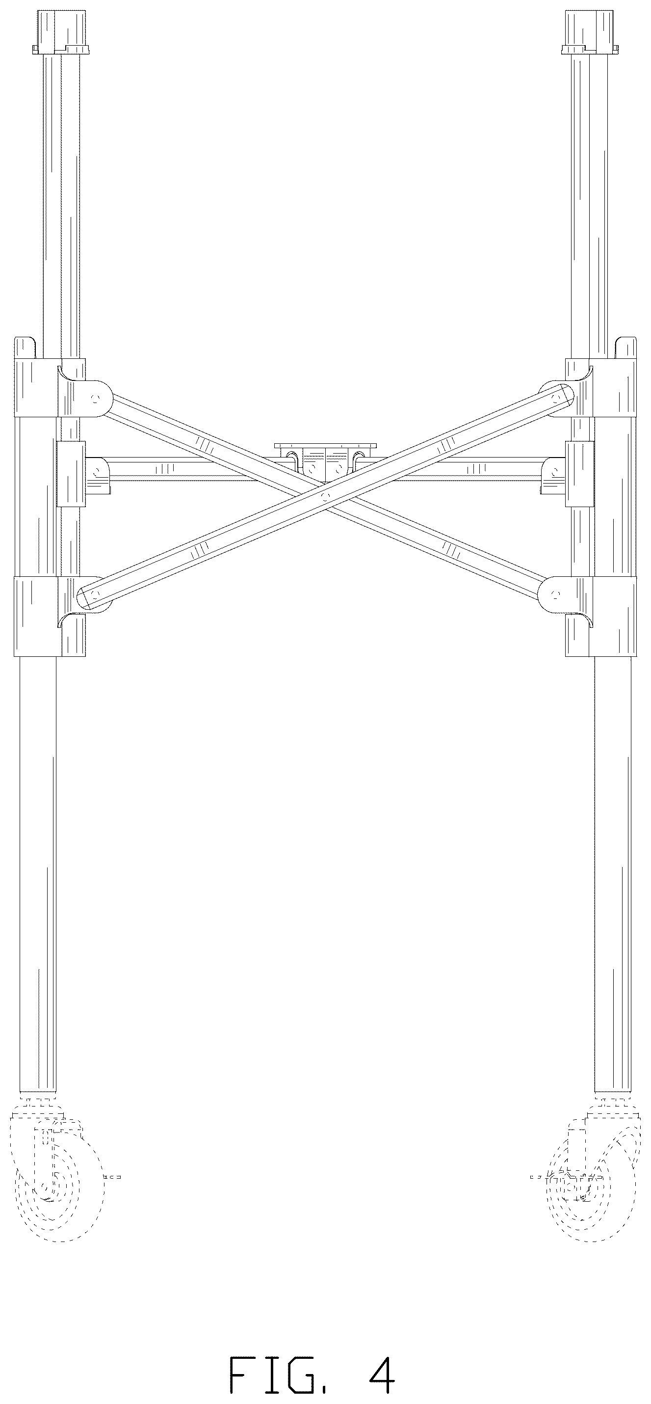 Patent USD1077099 Figure 4 – Tennis ball hopper