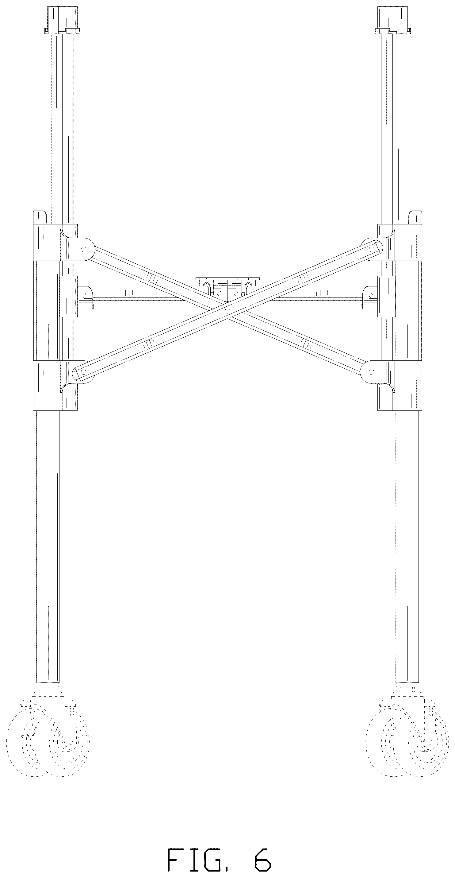 Patent USD1077099 Figure 6 – Tennis ball hopper