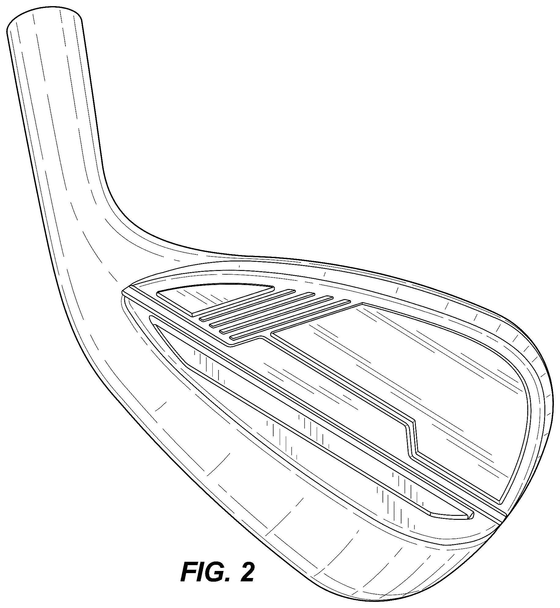 Patent USD1077102 Figure 2 – Golf club head