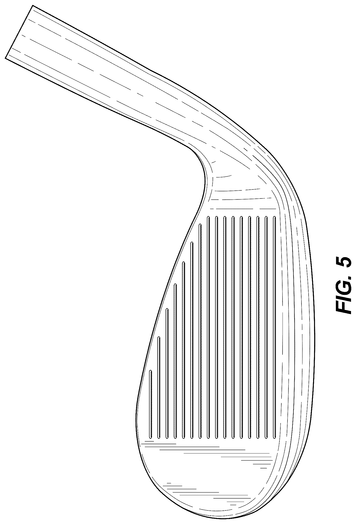 Patent USD1077102 Figure 5 – Golf club head