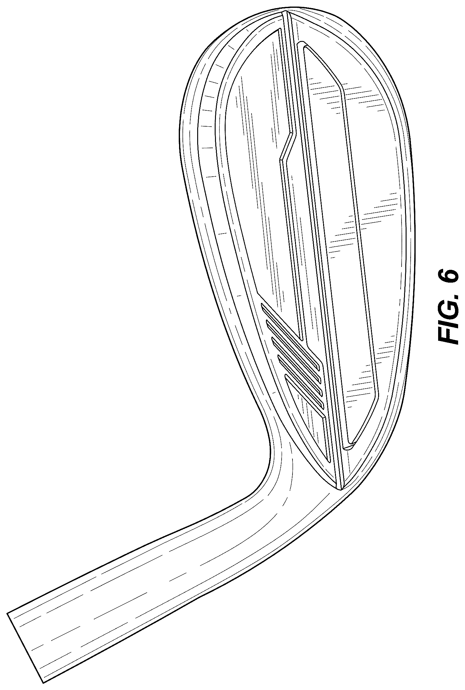 Patent USD1077102 Figure 6 – Golf club head