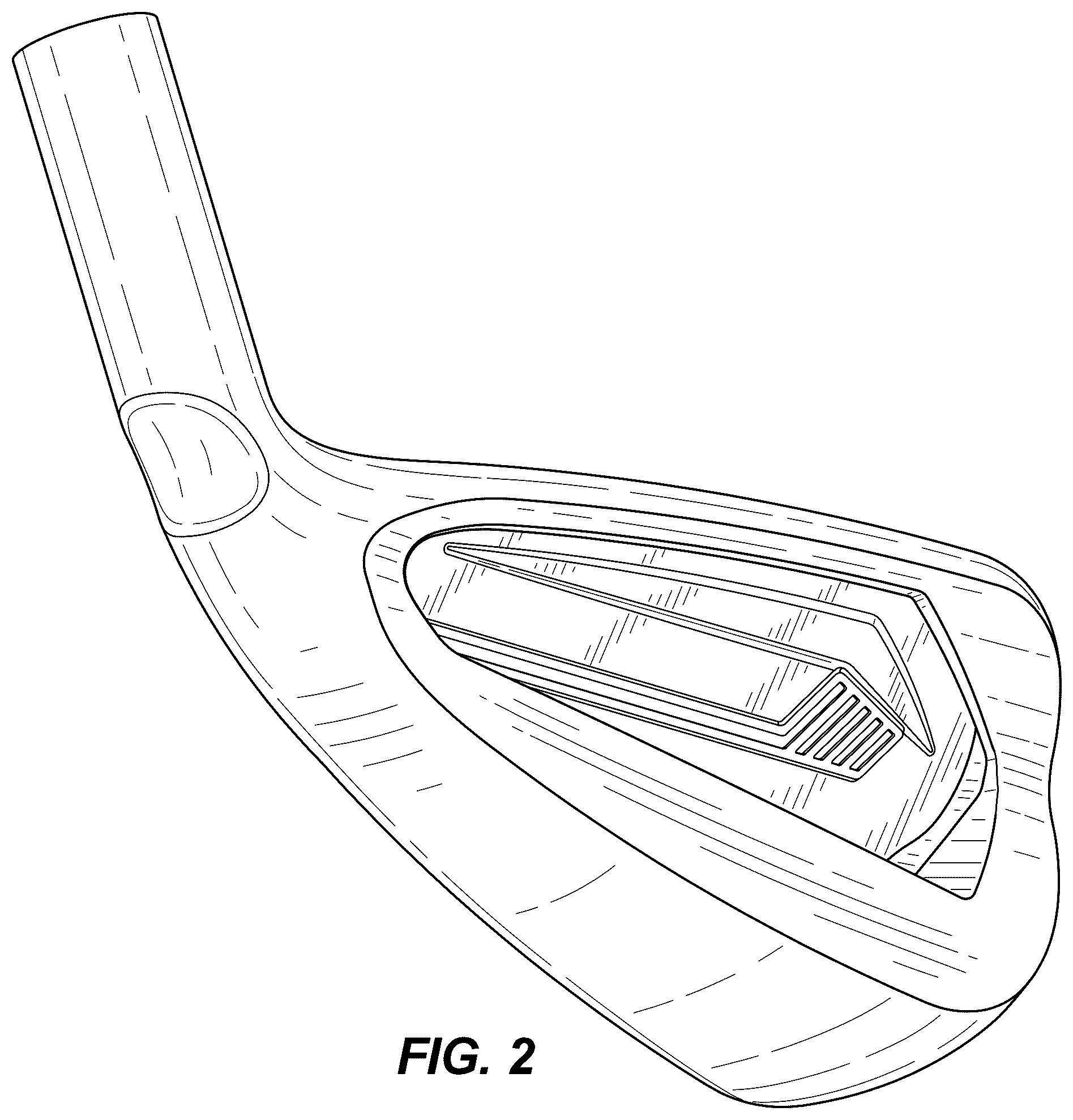 Patent USD1077103 Figure 2 – Golf club head