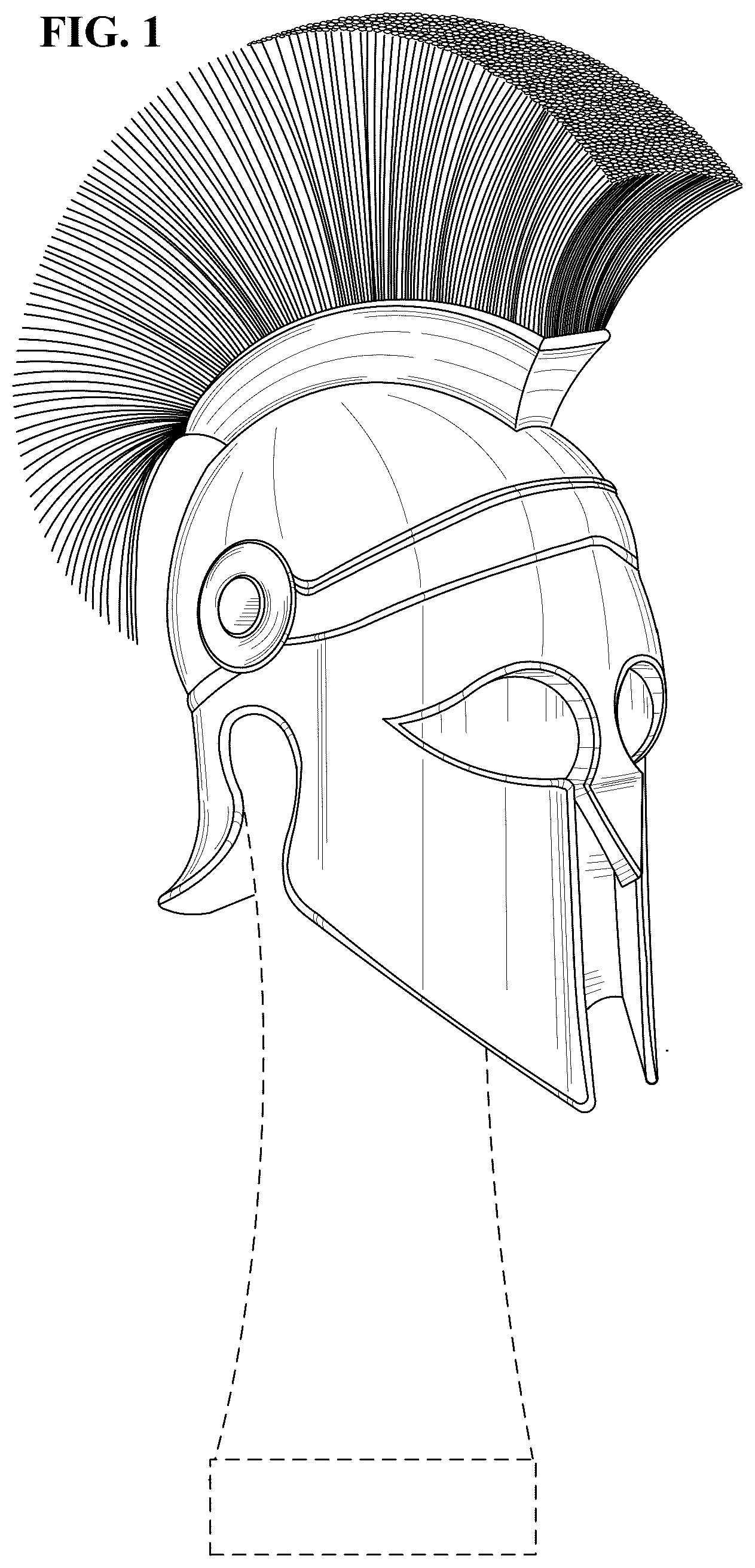 Patent USD1077104 Figure 1 – Golf club headcover