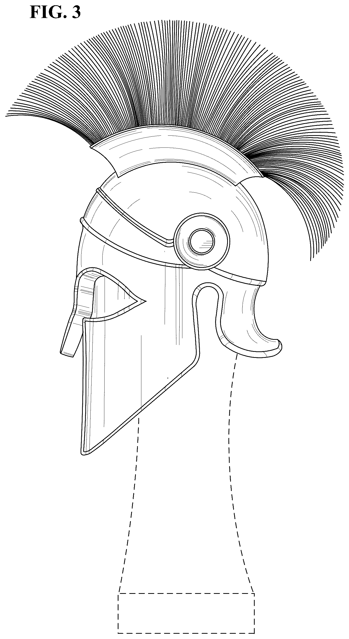 Patent USD1077104 Figure 3 – Golf club headcover