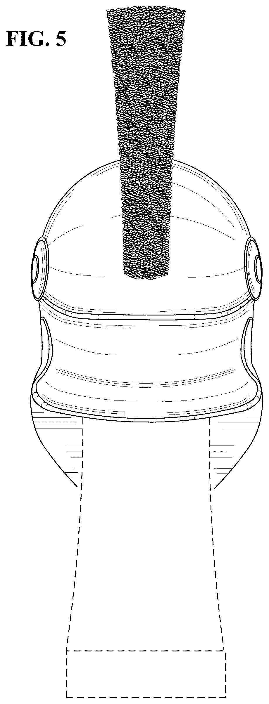Patent USD1077104 Figure 5 – Golf club headcover
