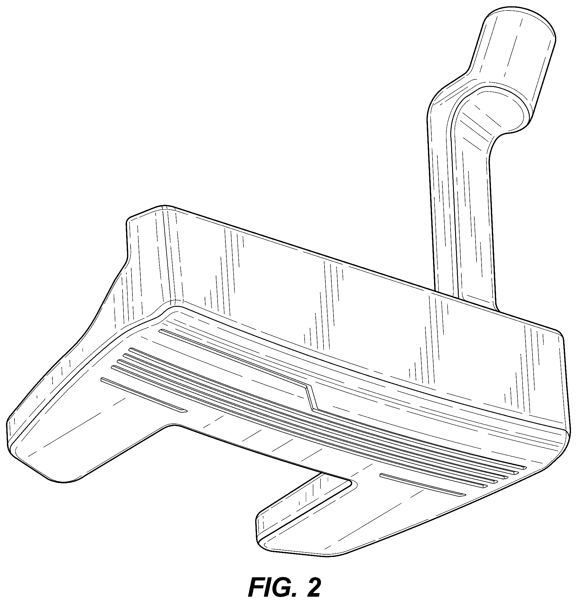 Patent USD1077105 Figure 2 – Golf club head