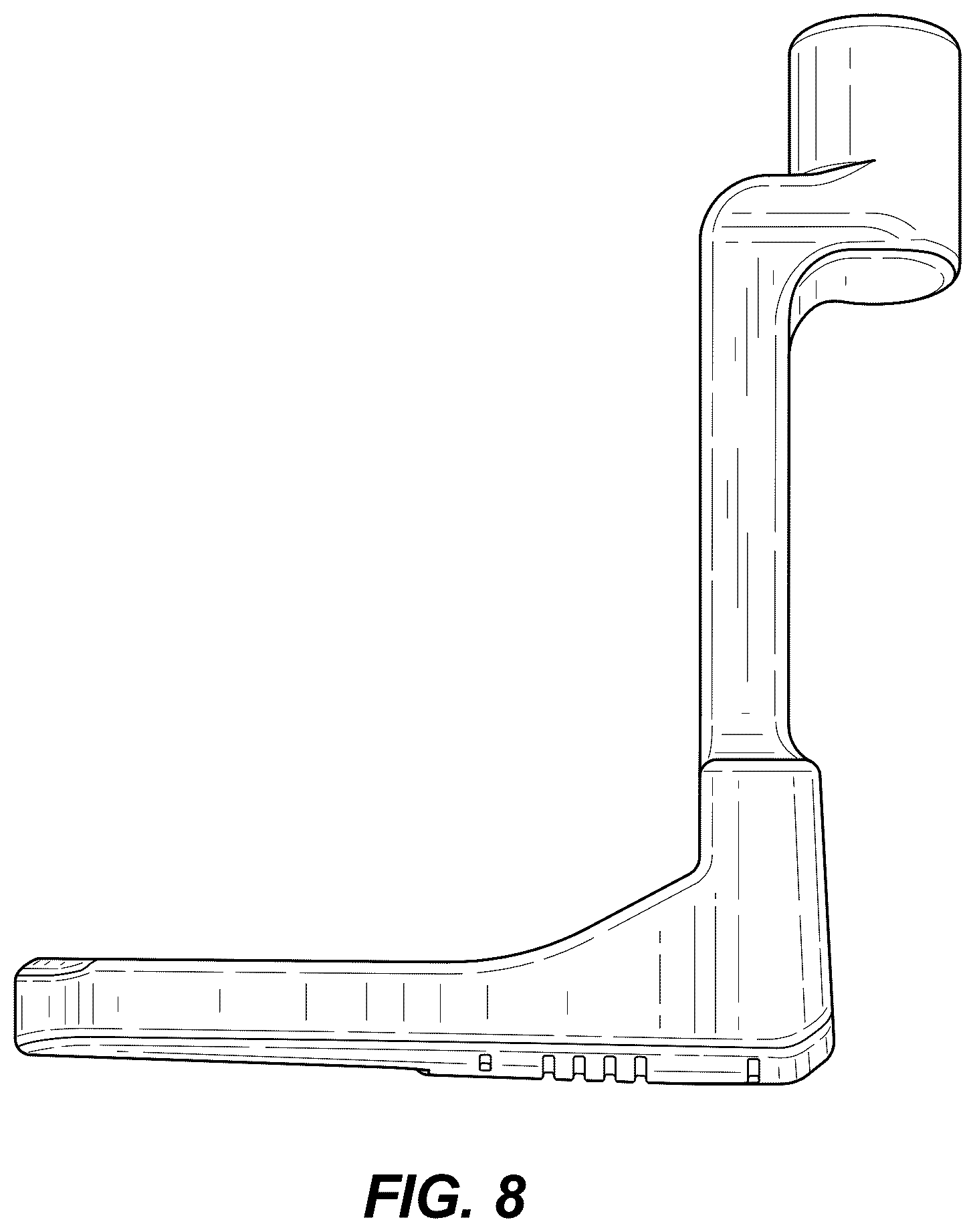 Patent USD1077105 Figure 8 – Golf club head