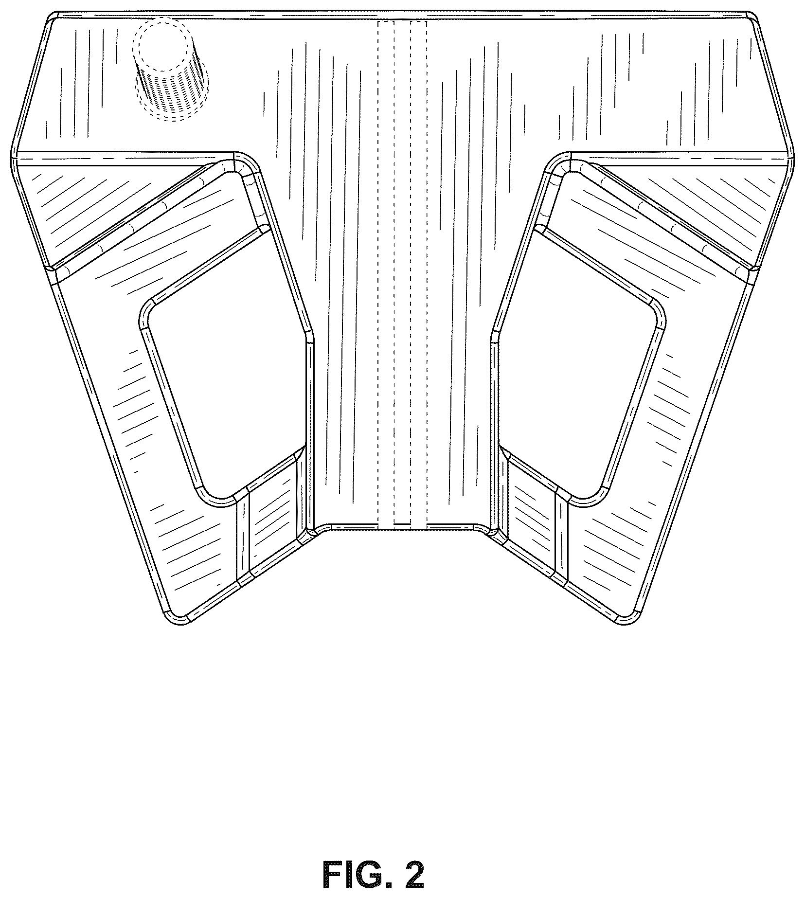 Patent USD1077107 Figure 2 – Putter golf club head