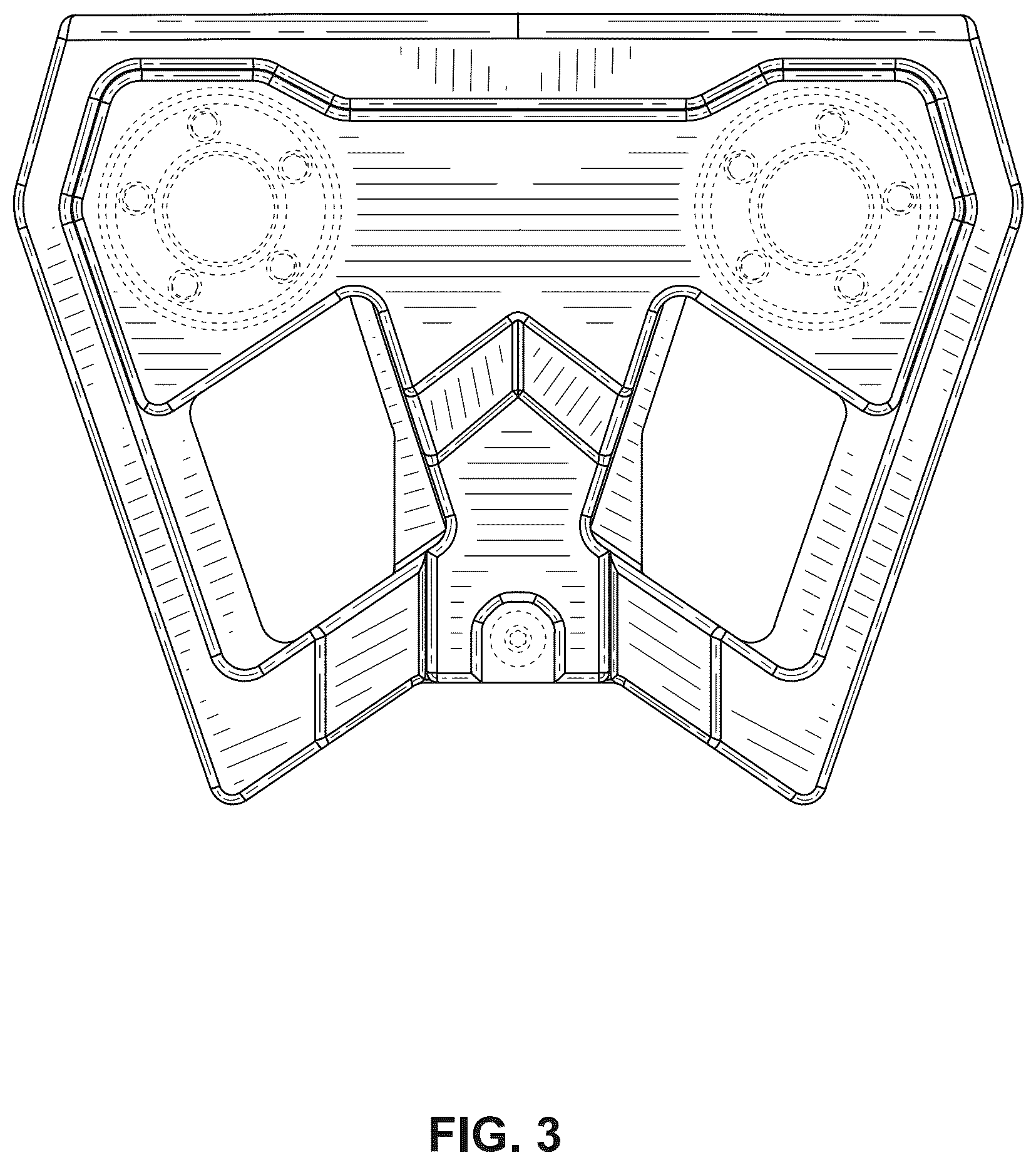 Patent USD1077107 Figure 3 – Putter golf club head