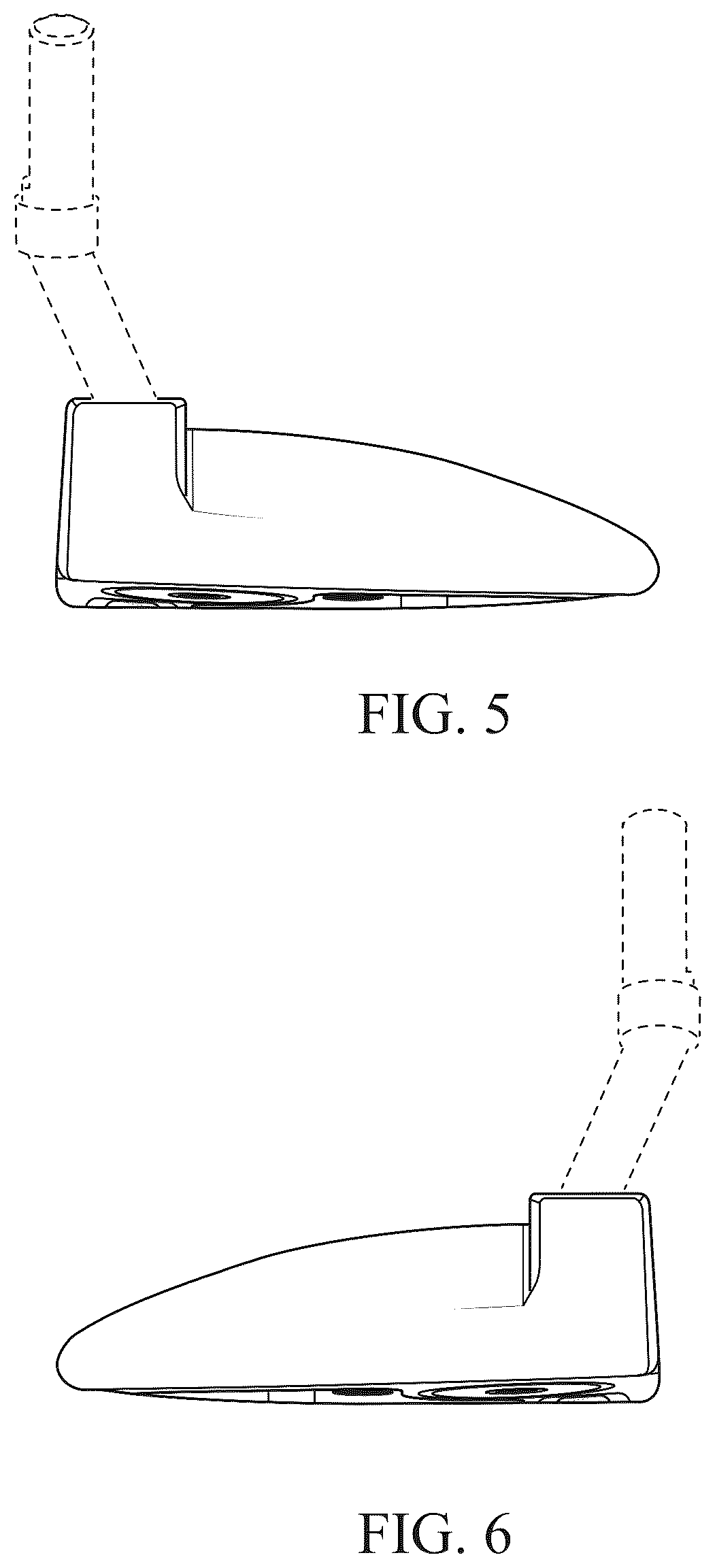 Patent USD1077108 Figure 3 – Putter head